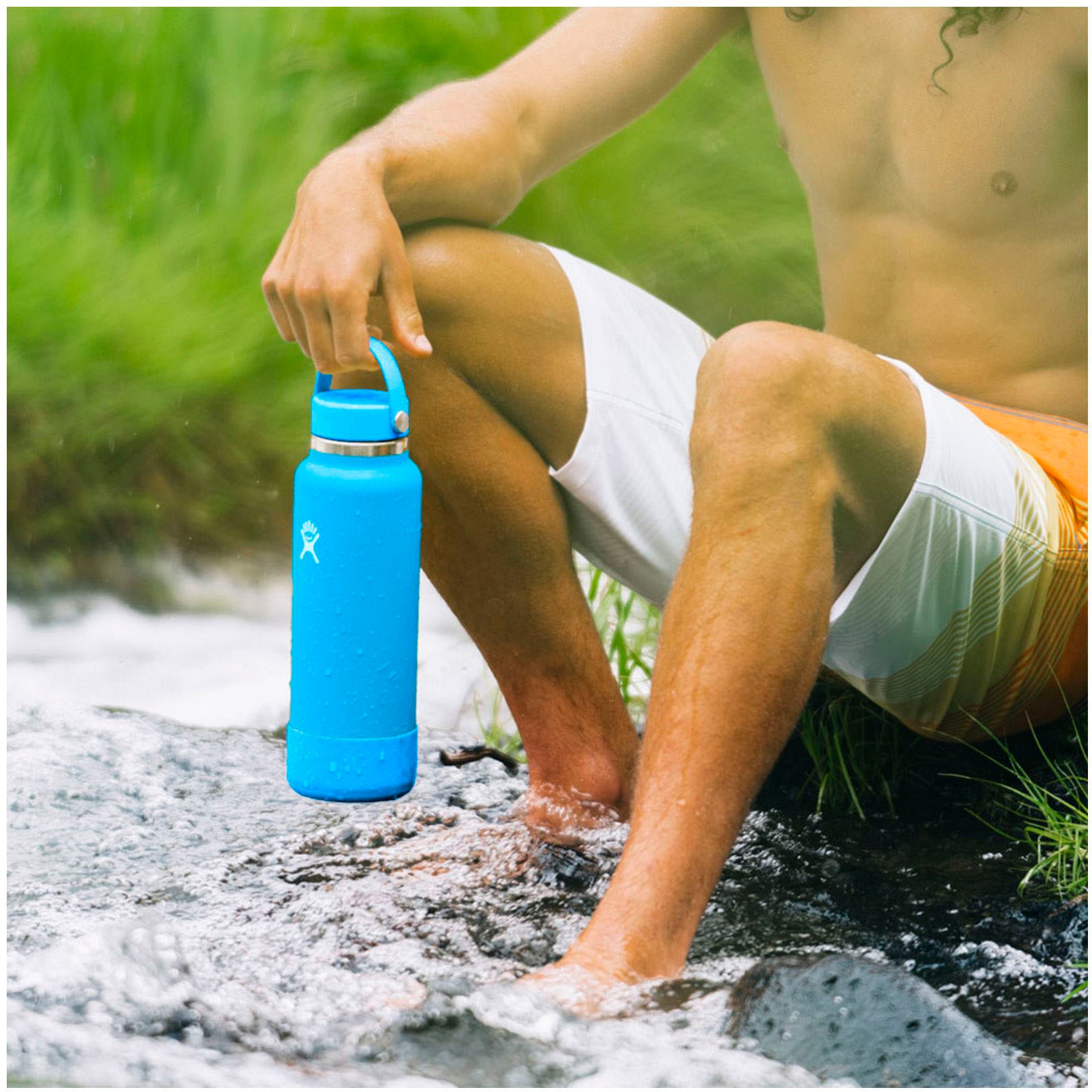 Hydro Flask Etui »Medium Flex Boot -Trillium«, Flaschenhülle, Kompatibel mit 32- und 40-Unzen-Flaschen