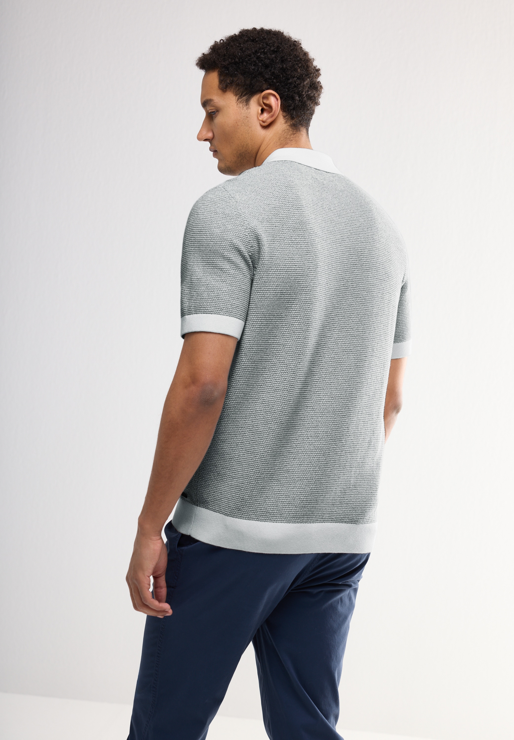 STREET ONE MEN Poloshirt, im soften Baumwoll-Mix