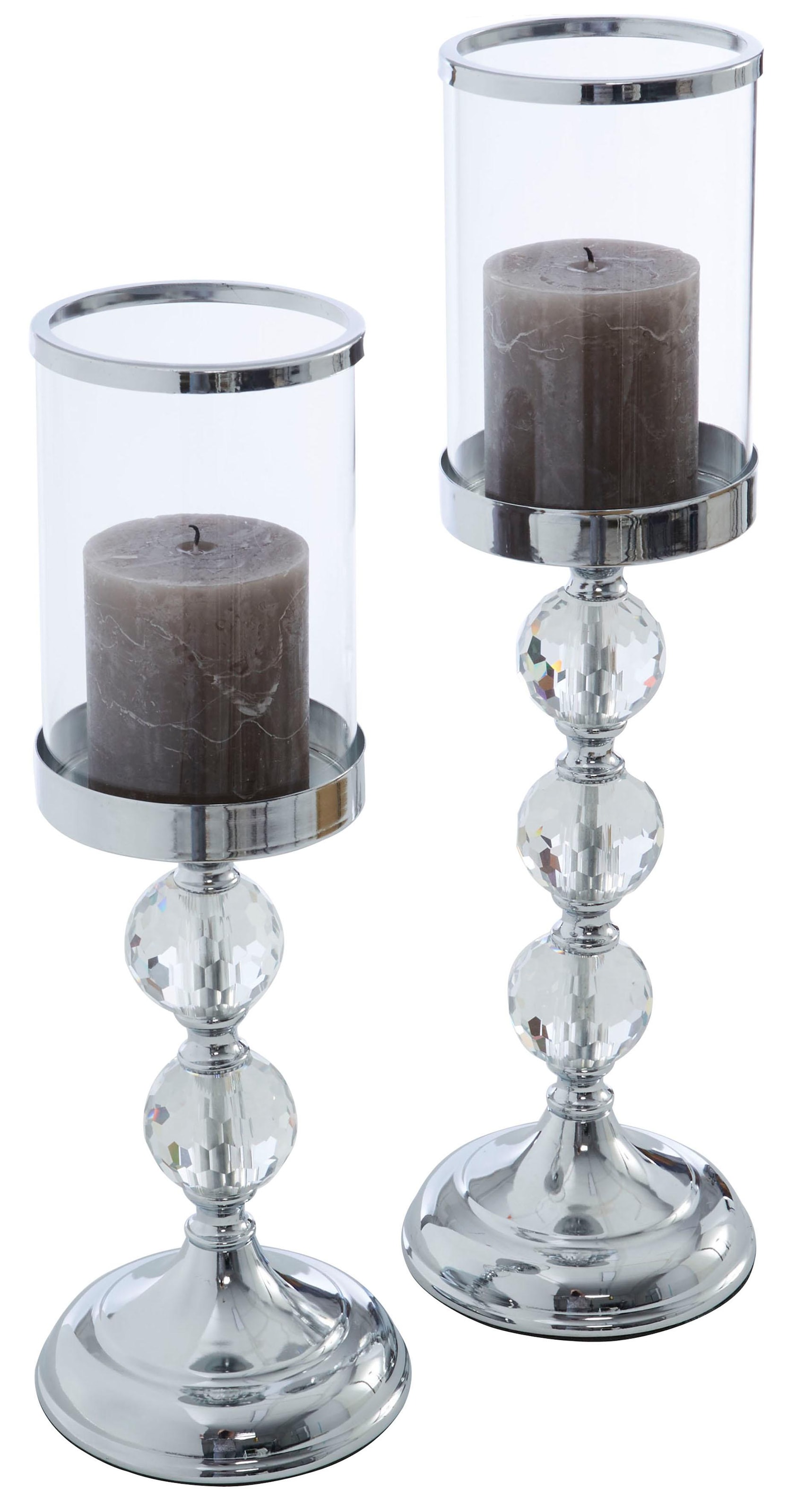 Guido Maria Kretschmer Home&Living Kerzenständer aus Metall, BAUR cm, St.), 36 Ø Stumpenkerzen, für 10 Höhe 43 und Glaseinsatz, »Weihnachtsdeko«, bestellen | (Set, cm 2