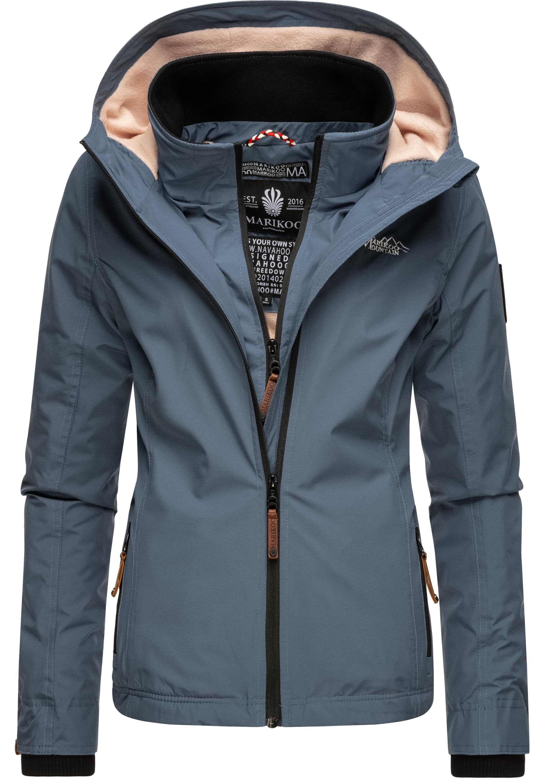 Marikoo Outdoorjacke »Erdbeere«, mit Kapuze, sportliche Funktionsjacke mit Kapuze