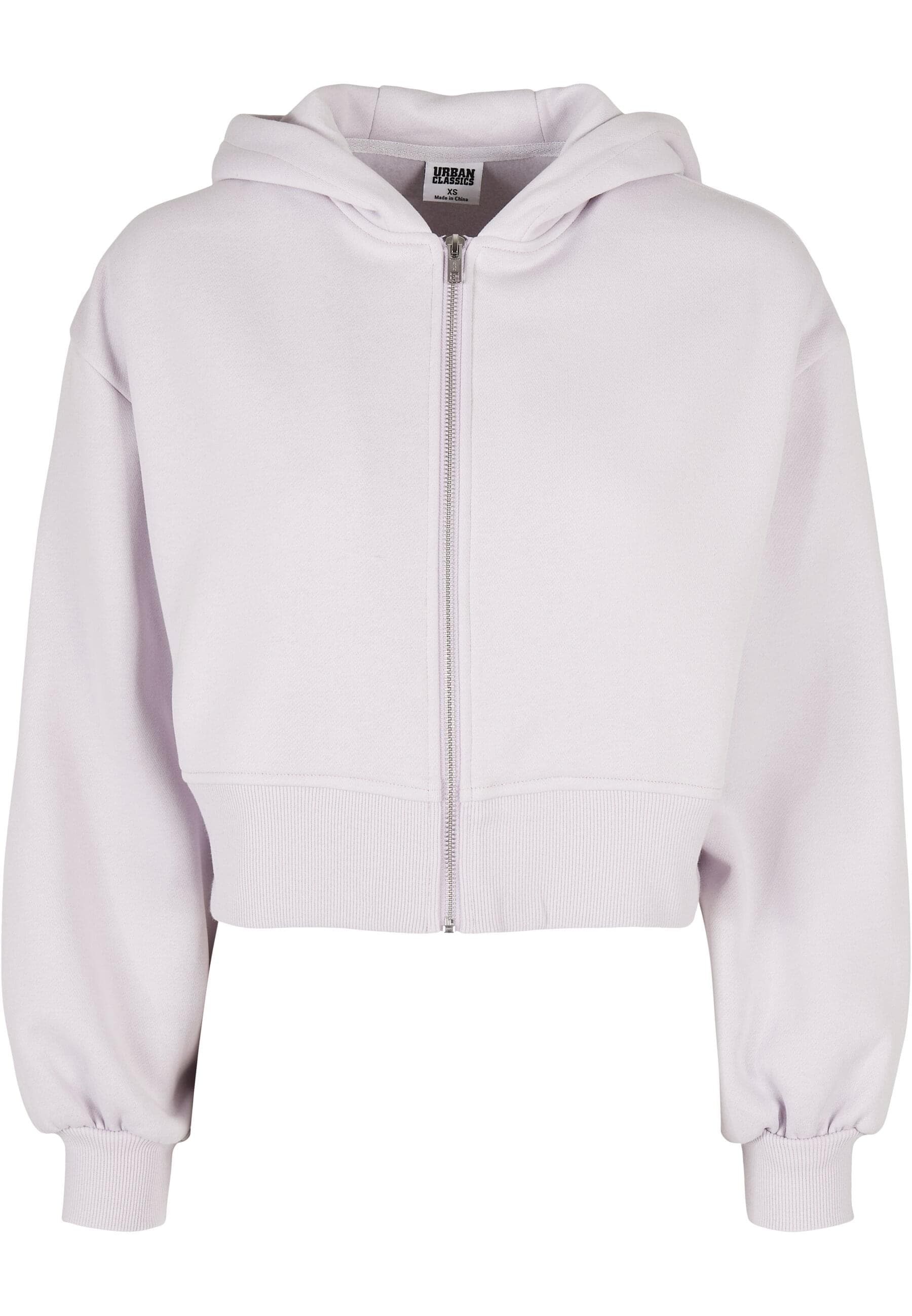 URBAN CLASSICS Sweatjacke "Urban Classics Damen Ladies Short Oversized Zip Jacket"