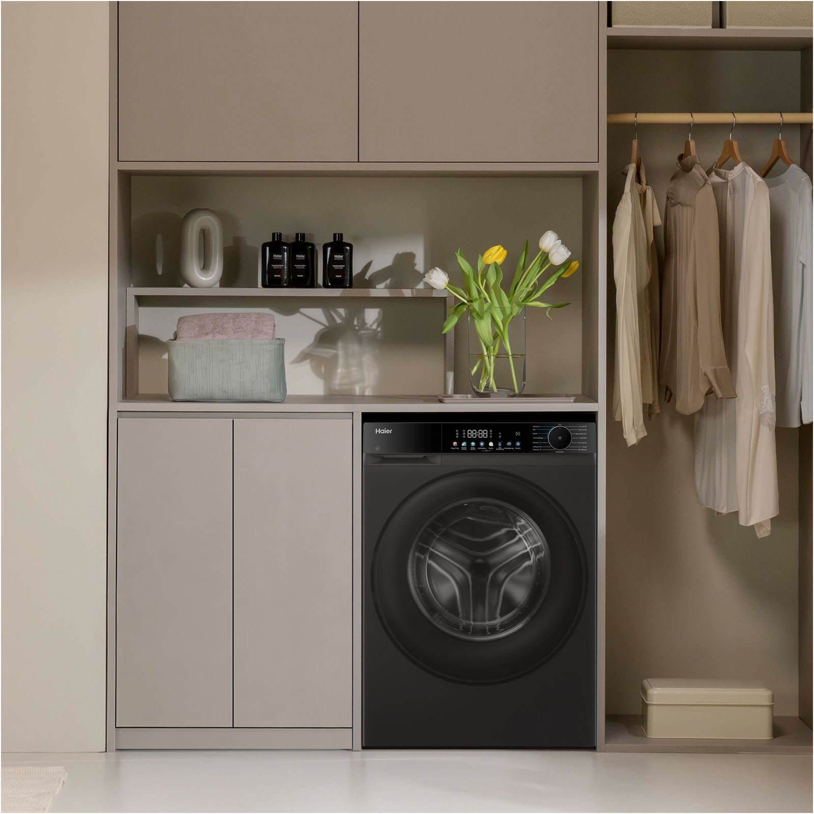 Haier Waschmaschine ERROR:#N/A »HW90-BP14657BTU1« 9 kg 1400 U/min Smart AI Automatikprogramm & Wi-Fi