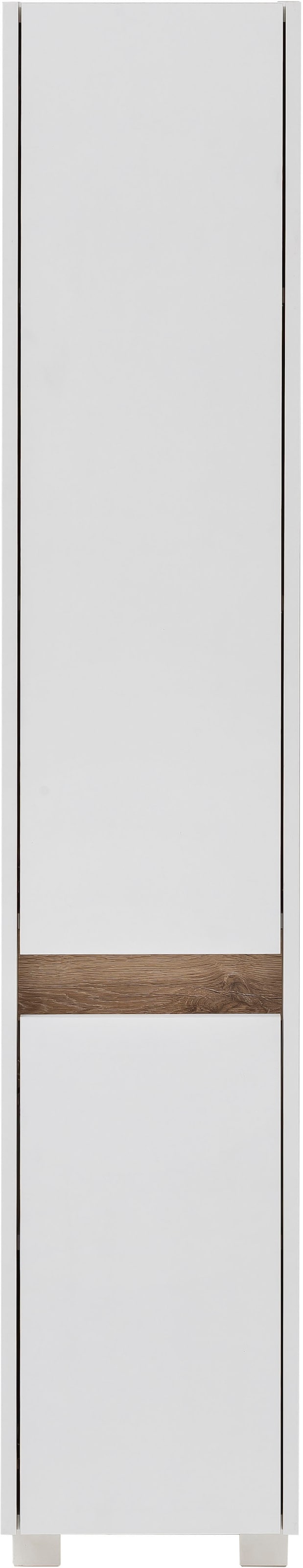 Schildmeyer Hochschrank »Cosmo«, 164,5 Höhe Badezimmerschrank, Wildeiche-Look BAUR Blende cm, modernen kaufen | im