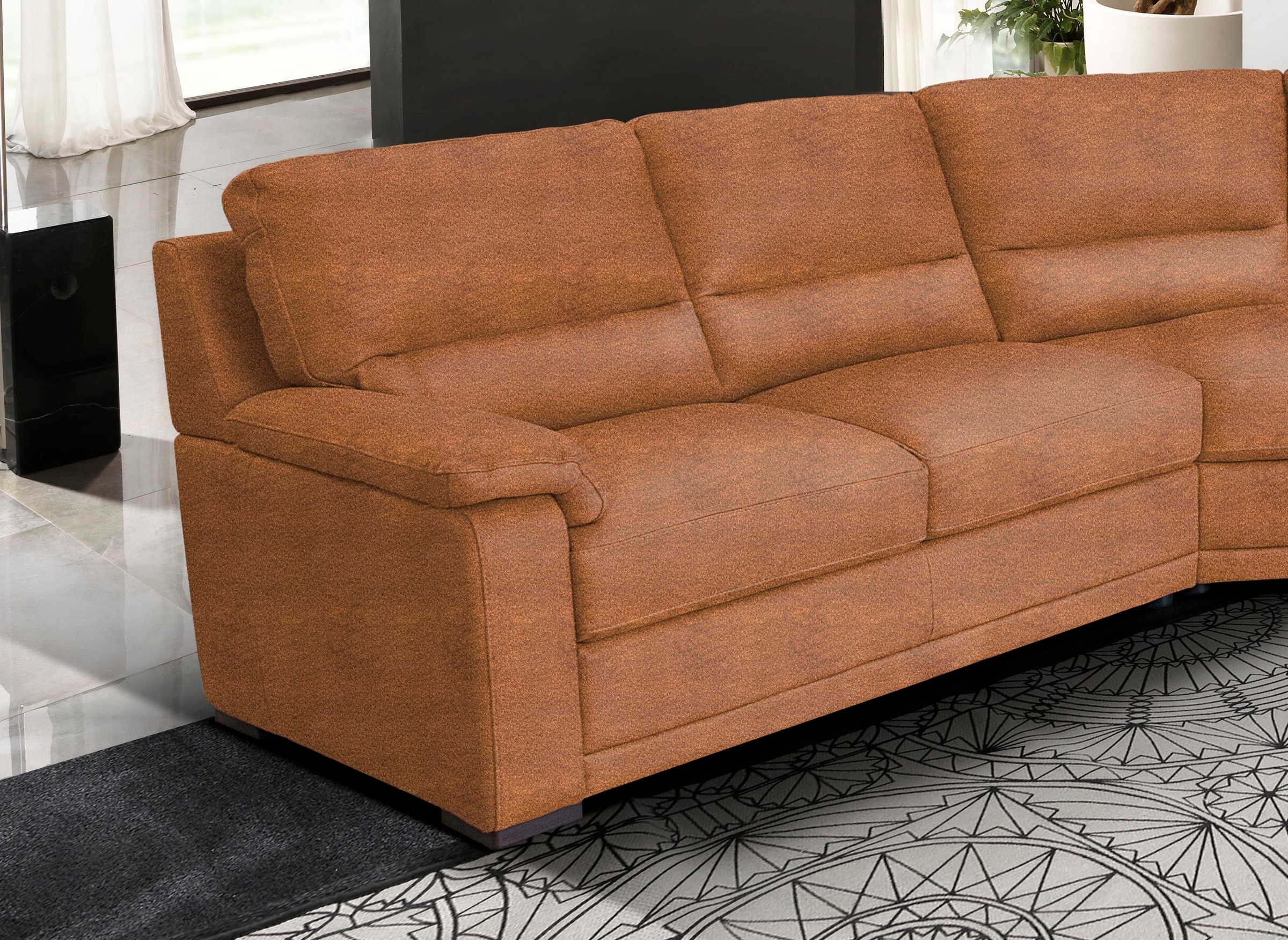 Thumbnail - Egoitaliano Ecksofa "Doris, modernes Designerecksofa in hochwertigen Microfaserqualitäten" edle Detailverarbeitung, wahl...