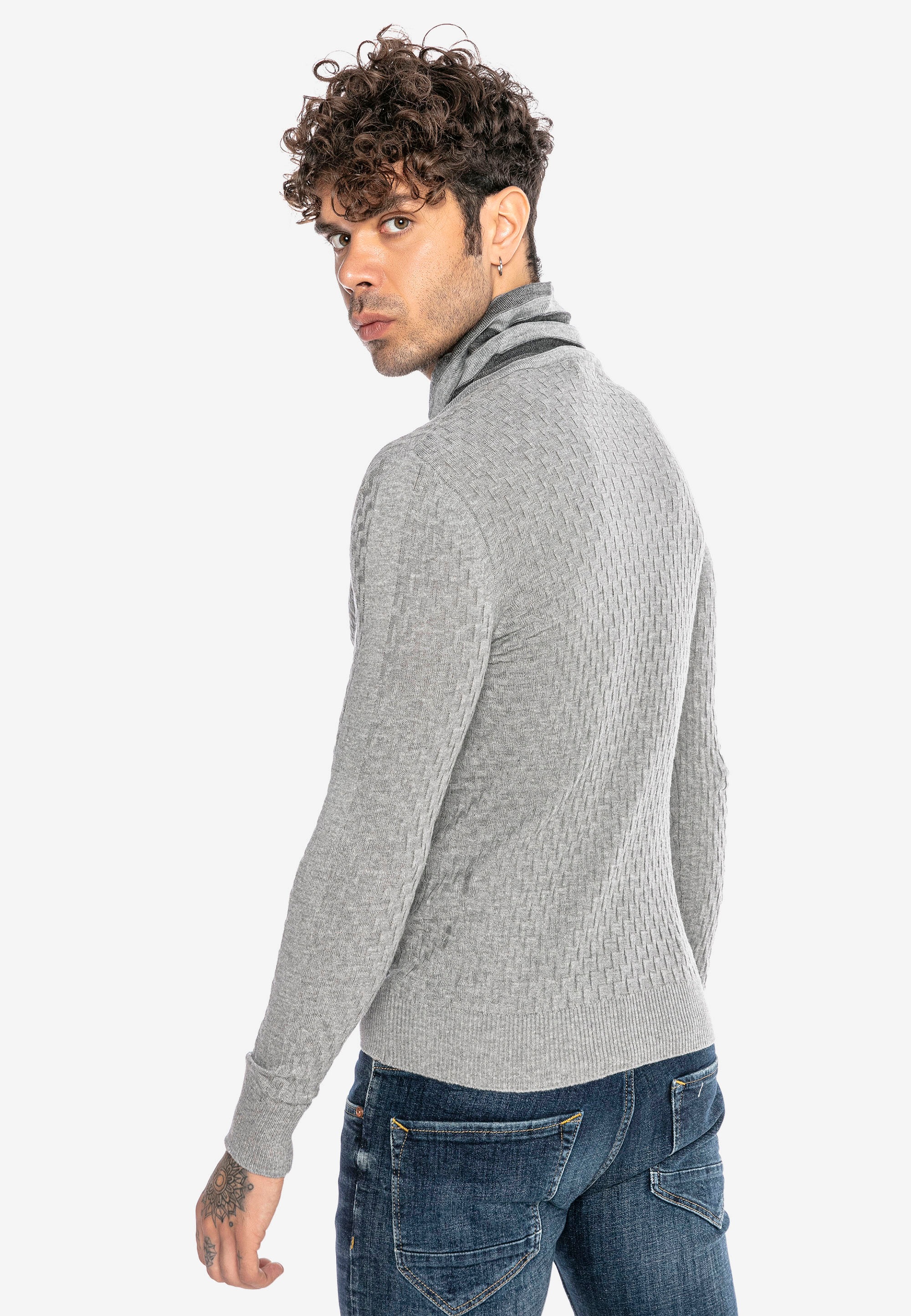 RedBridge Strickpullover »Temecula«, mit lässigem Schalkragen