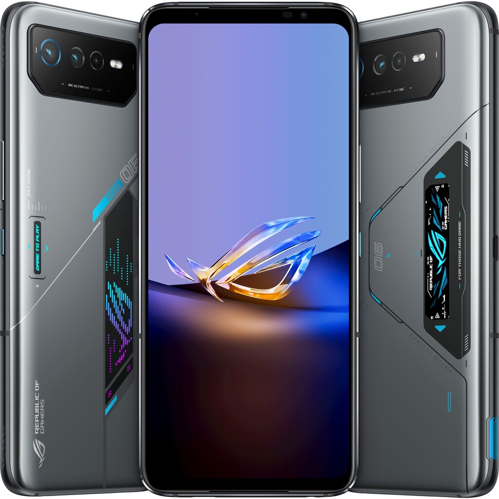 Asus Smartphone »ROG Phone 6D«, Space Grey, 17,22 cm/6,78 Zoll, 256 GB Speicherplatz, 50 MP Kamera