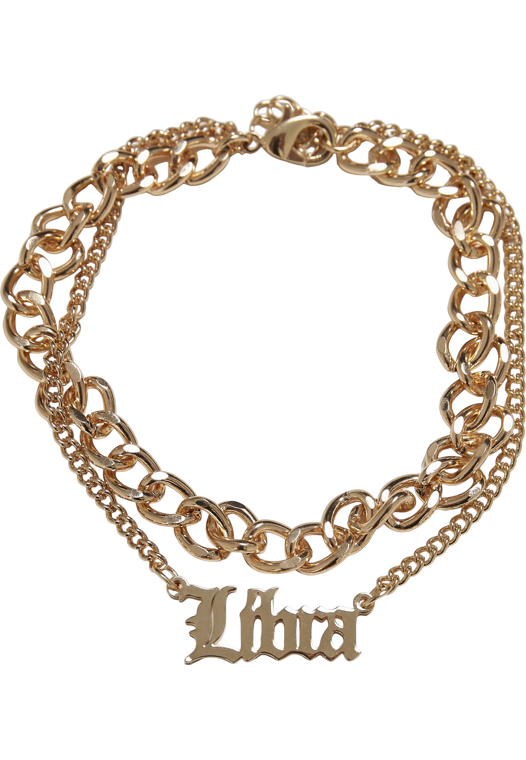 URBAN CLASSICS Edelstahlkette »Urban Classics Unisex Zodiac Golden Anklet«