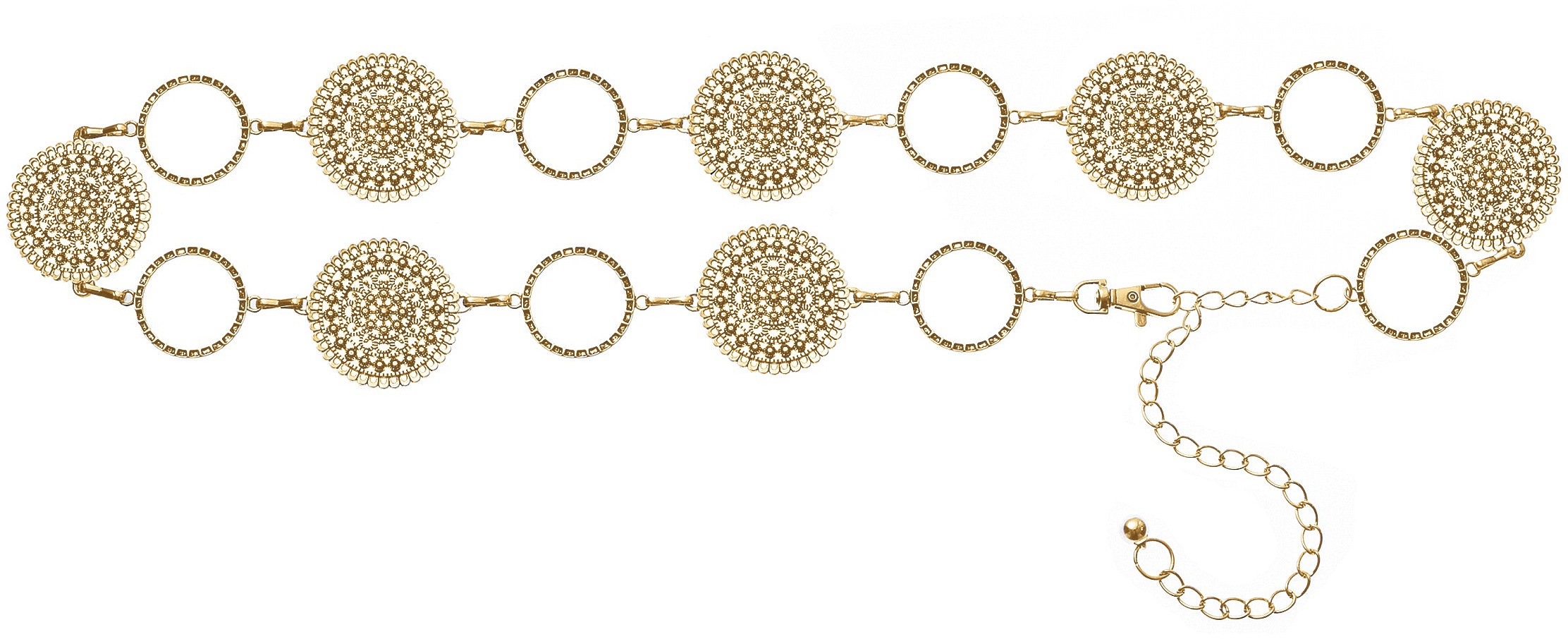 Thumbnail - LASCANA Kettengürtel "Schmuckgürtel" verstellbare Schließe, Taillengürtel, Hüftkette