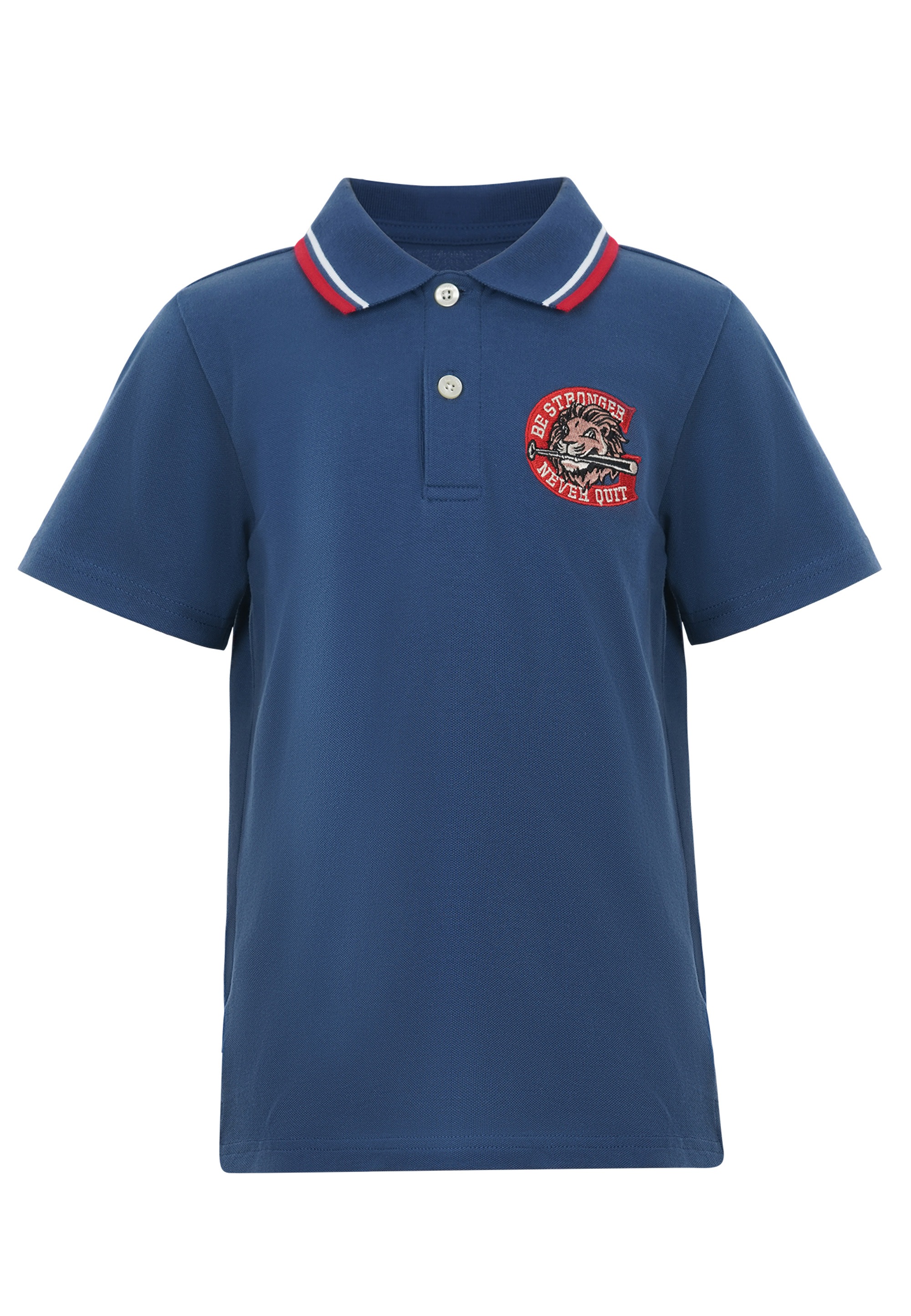 GIORDANO junior Poloshirt »Retro Comic Style«, mit toller Löwen-Stickerei ▷  bestellen | BAUR