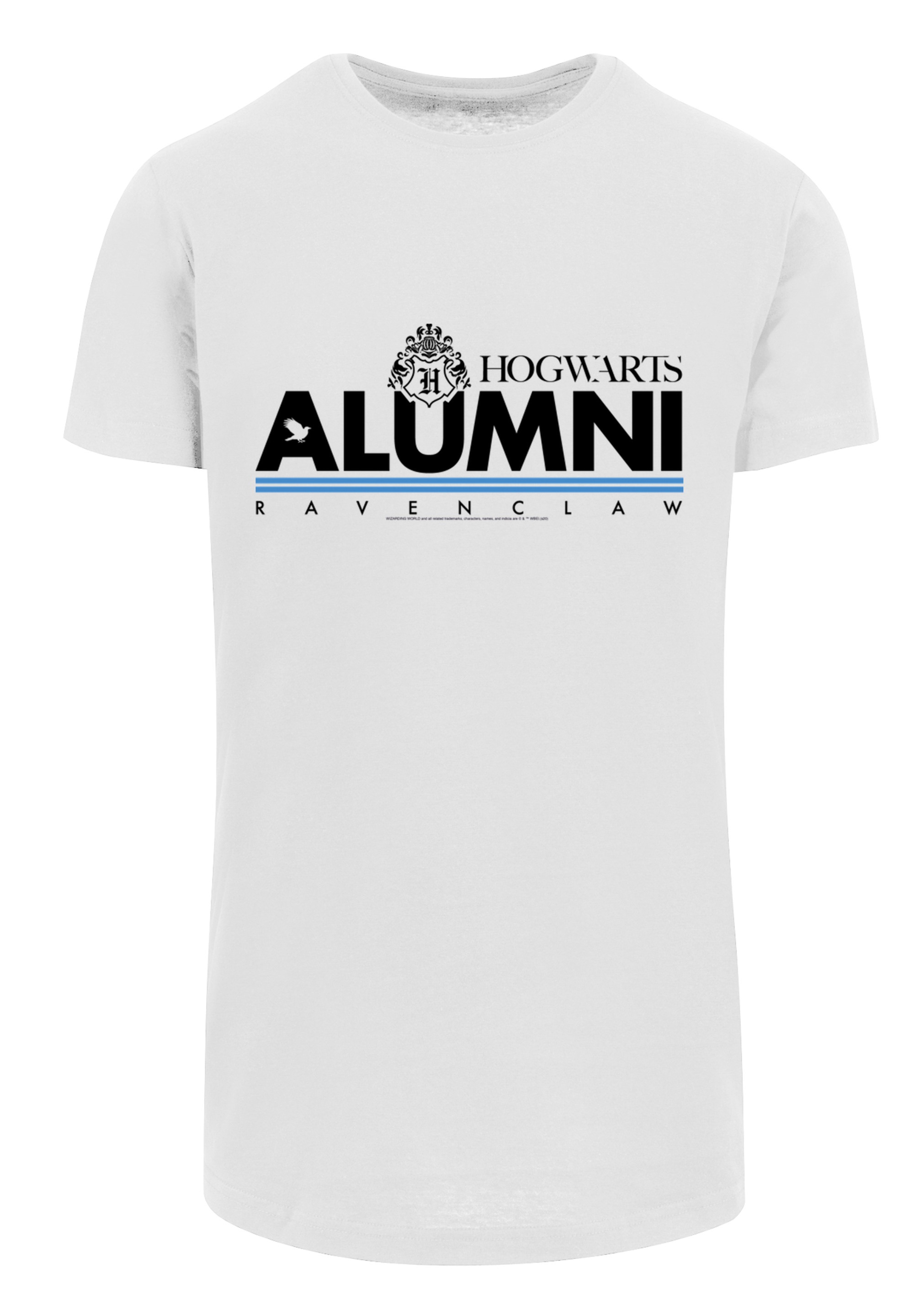F4NT4STIC T-Shirt »Harry Potter Hogwarts Alumni Ravenclaw«, Herren,Premium Merch,Lang,Longshirt,Bedruckt