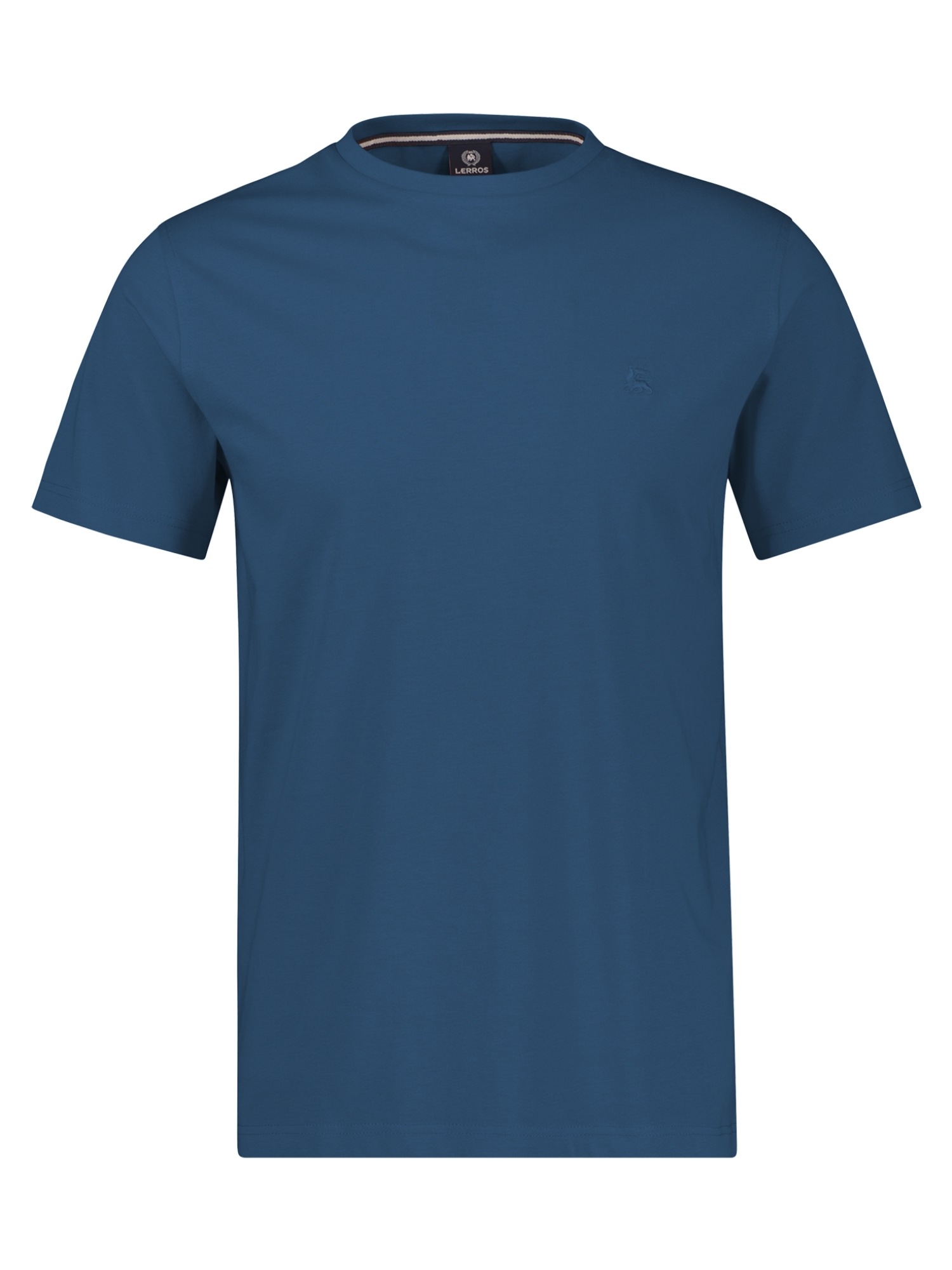 LERROS 1100000002199 "T-Shirt mit Rundhalsausschnitt" Herren Shirt aus 100% Baumwolle, einfarbig, Jersey-Qualität