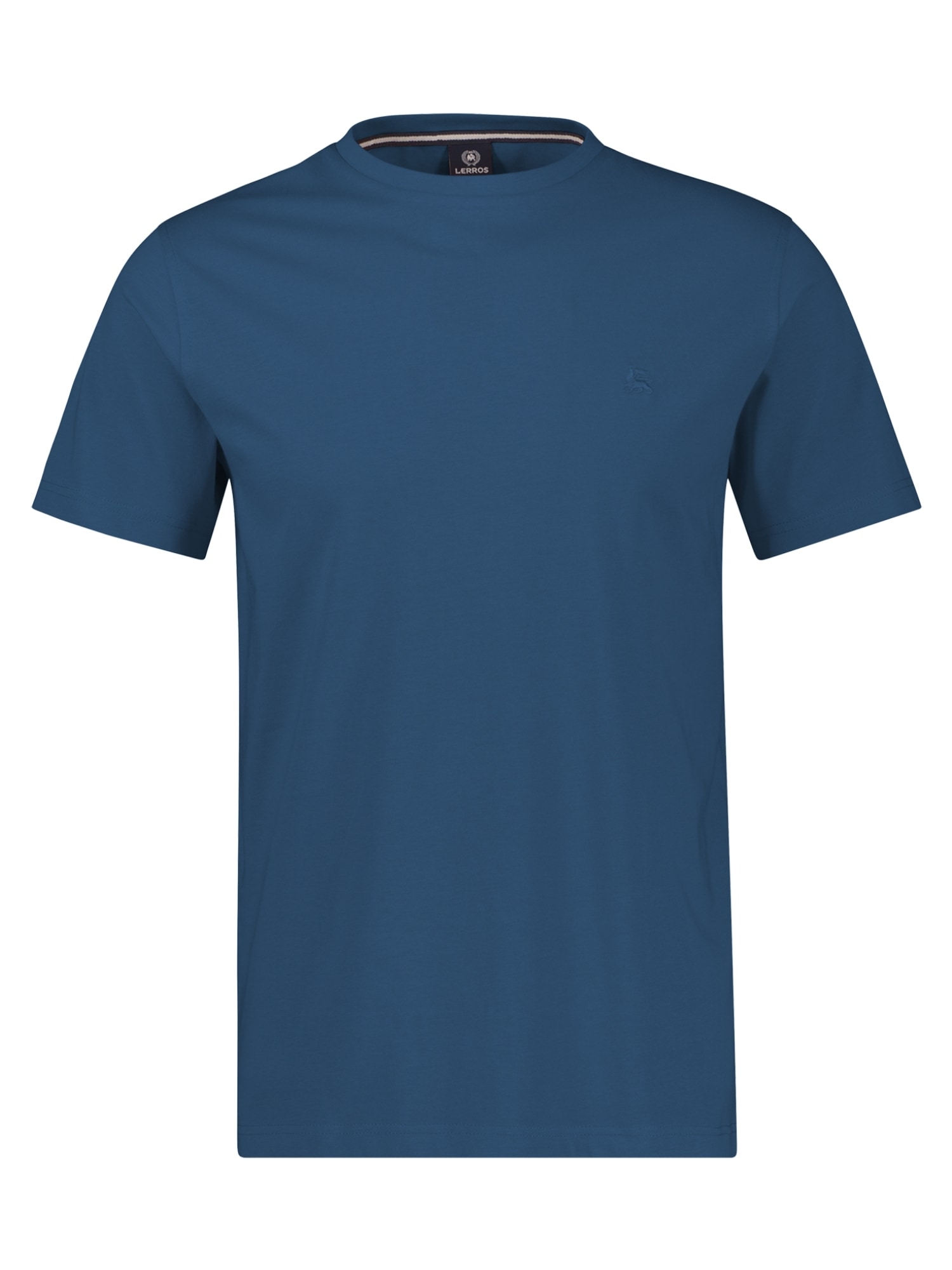 Lerros T-Shirt "T-Shirt Mit Rundhalsausschnitt" Herren Shirt Aus 100% Baumwolle, Einfarbig, Jersey-Qualität