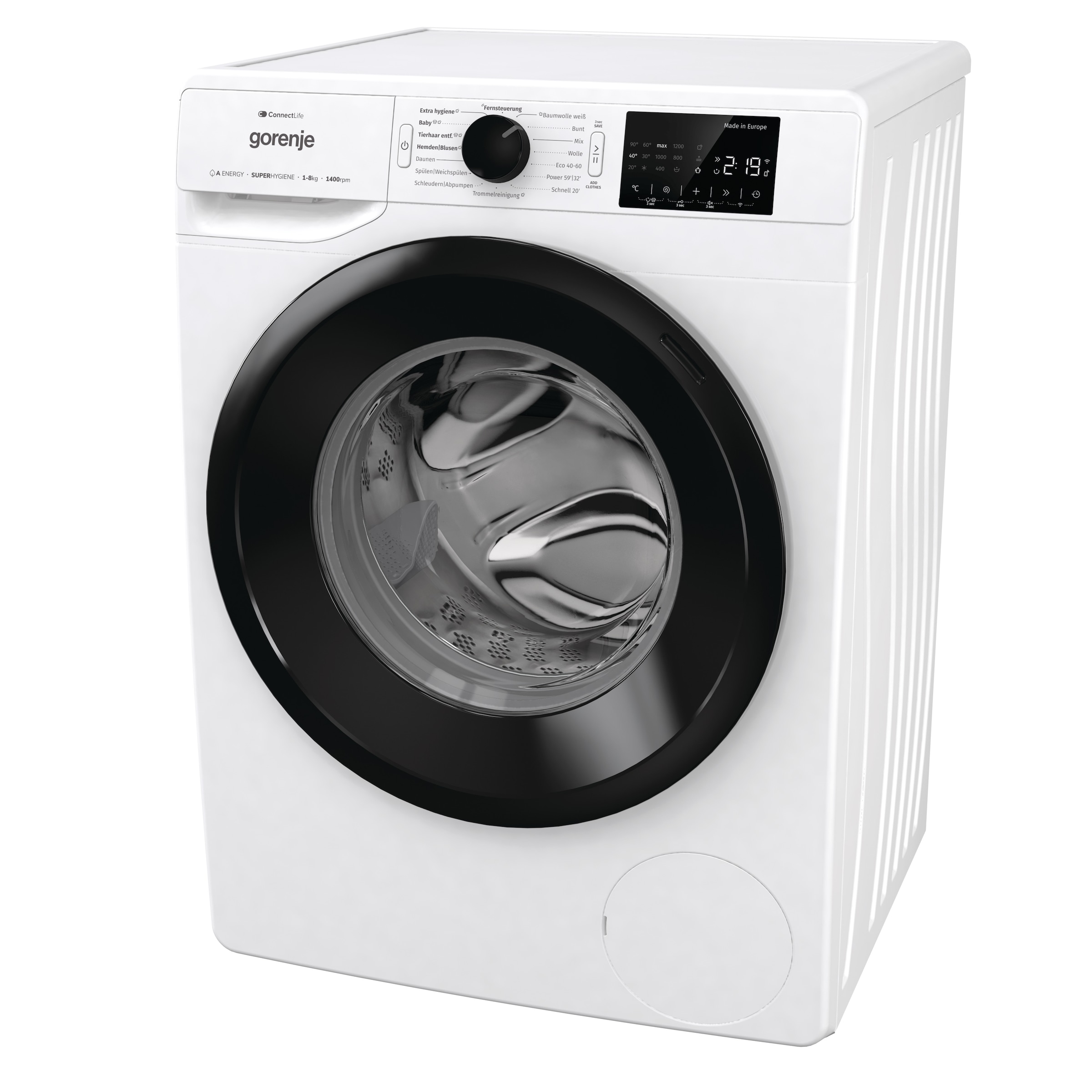 GORENJE Waschmaschine »WPNEI84A1TS«, 8 kg, 1400 U/min, Energieklasse A-10%