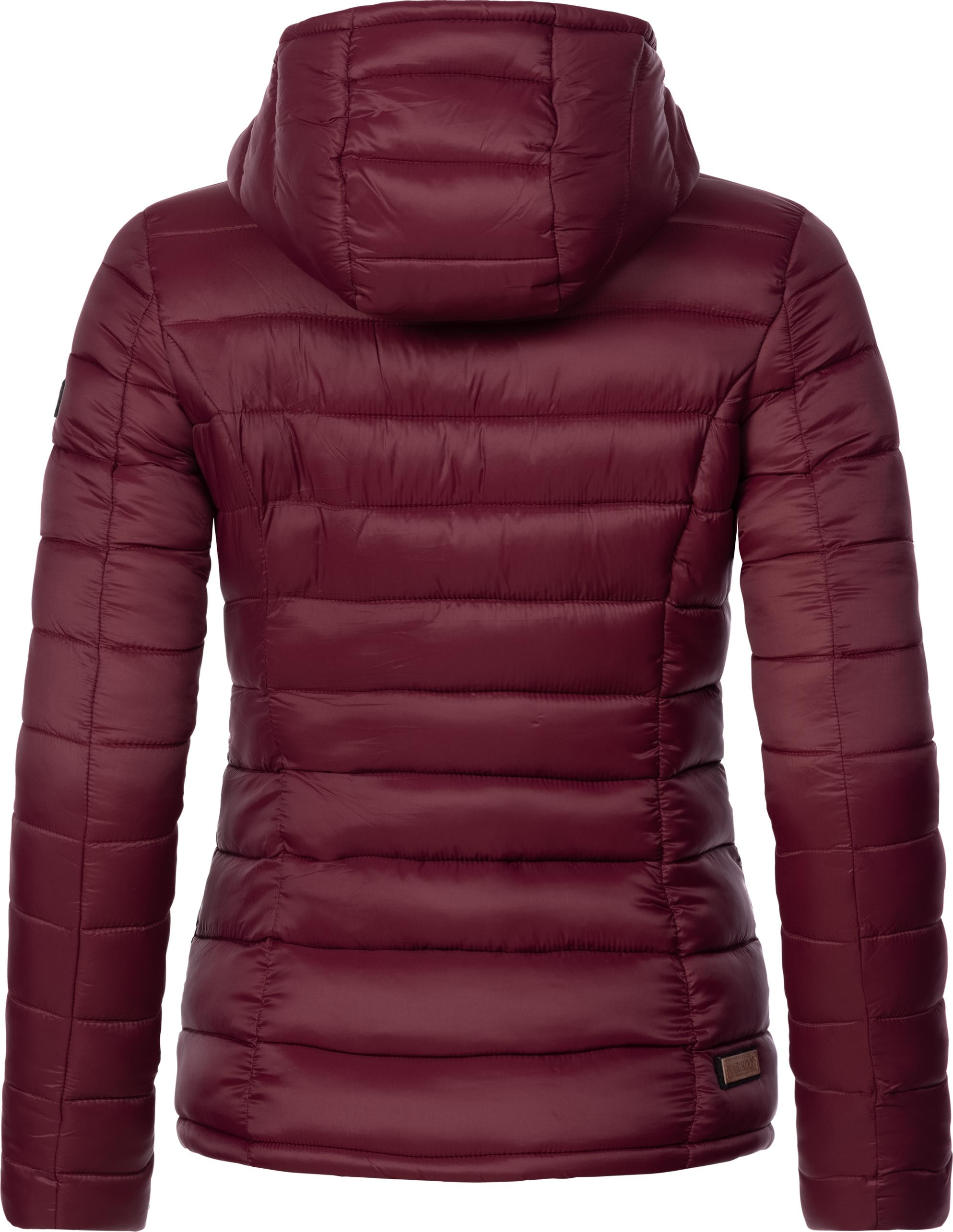 Marikoo Steppjacke »Luci«, mit Kapuze, modische Damen Übergangsjacke mit großer Kapuze