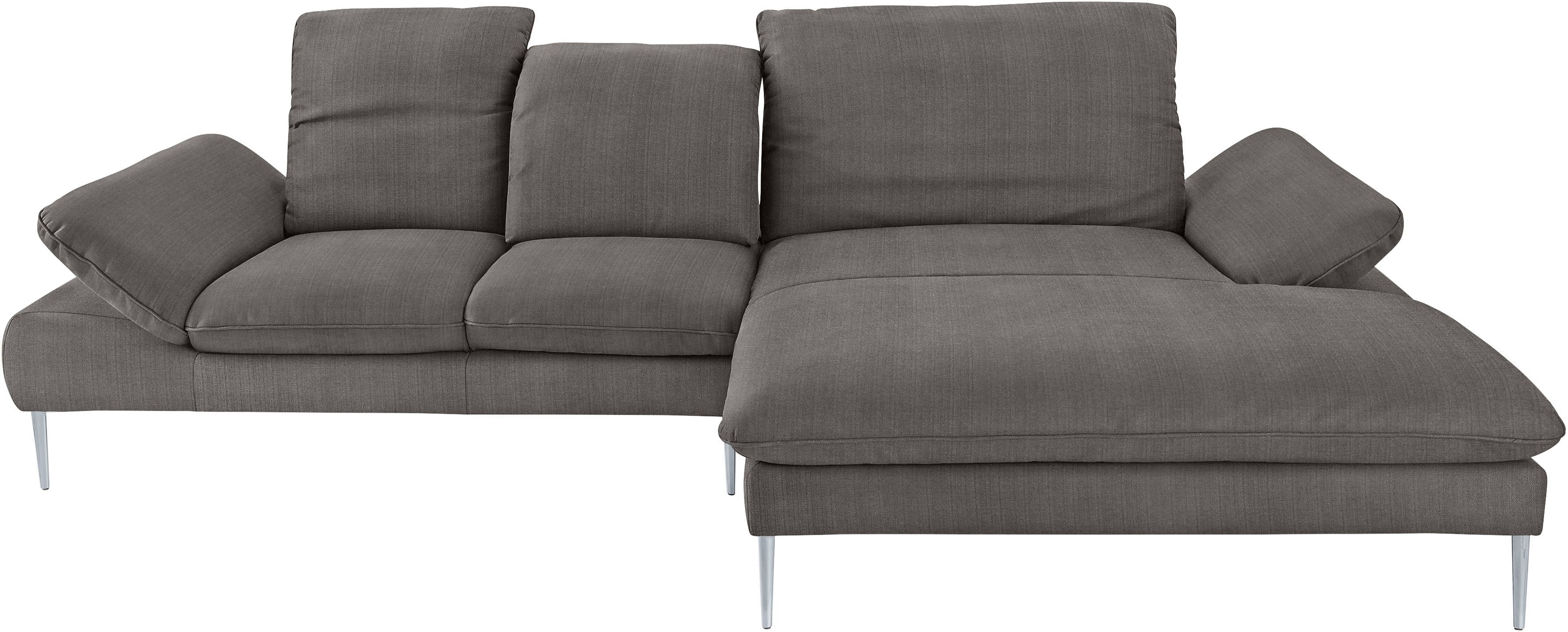 Thumbnail - W.SCHILLIG Ecksofa "enjoy&MORE, Designsofa, elegant und bequem, L-Form" mit Sitztiefenverstellung, Füße silber matt, Bre...