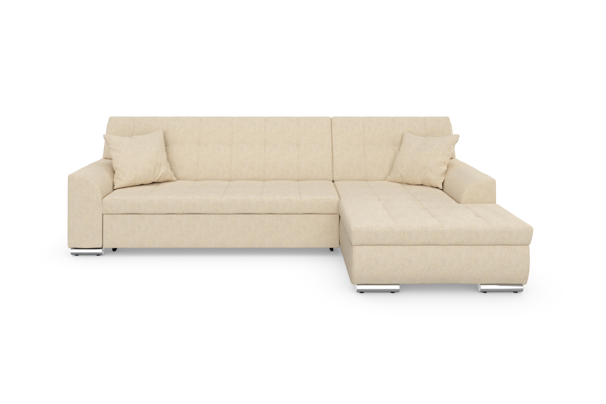 DOMO collection Ecksofa Treviso, wahlweise mit Bettfunktion, incl. Zierkiss günstig online kaufen