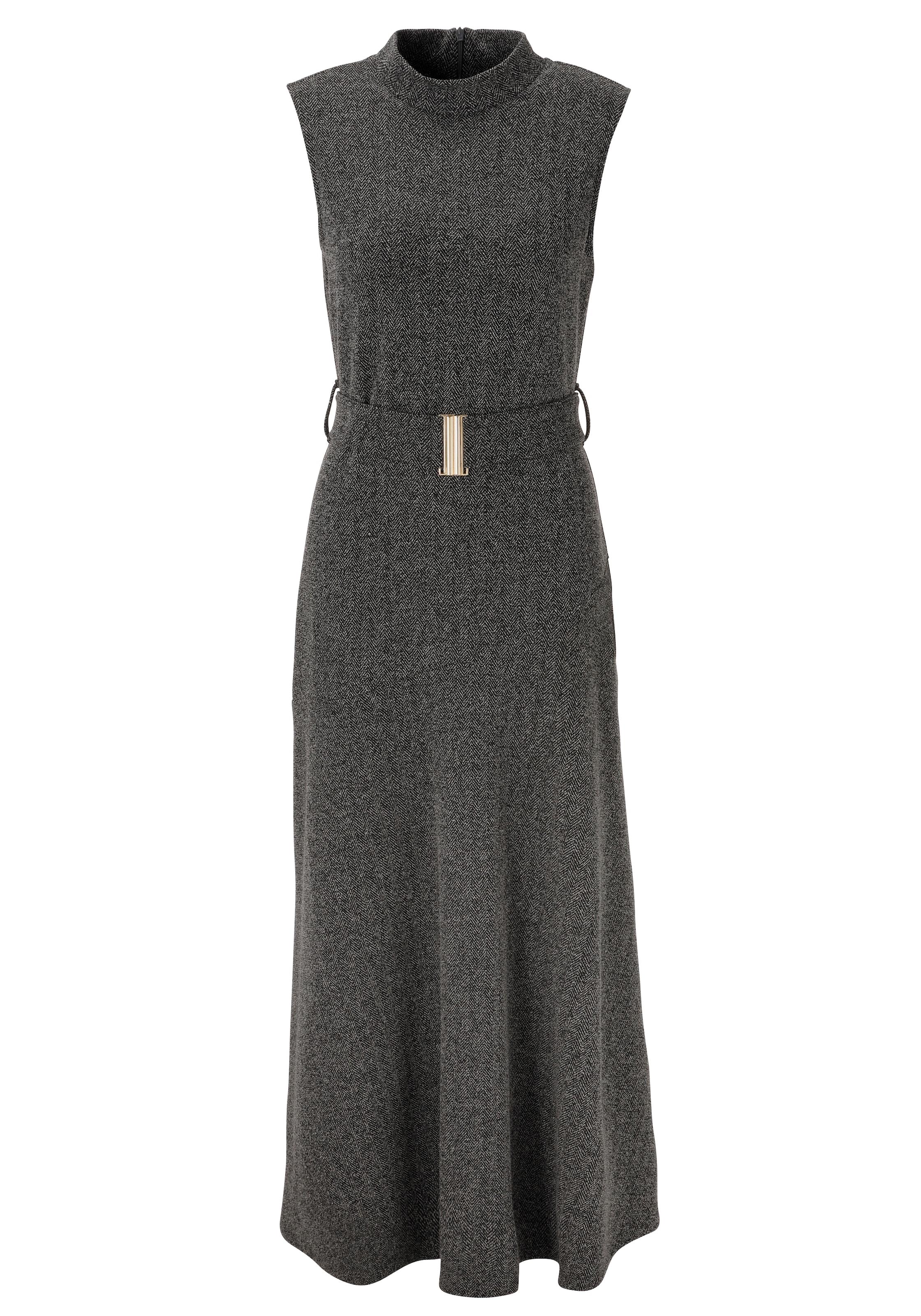 Aniston CASUAL Maxikleid mit breiten, abnehmbaren Gürtel - NEUE KOLLEKTION