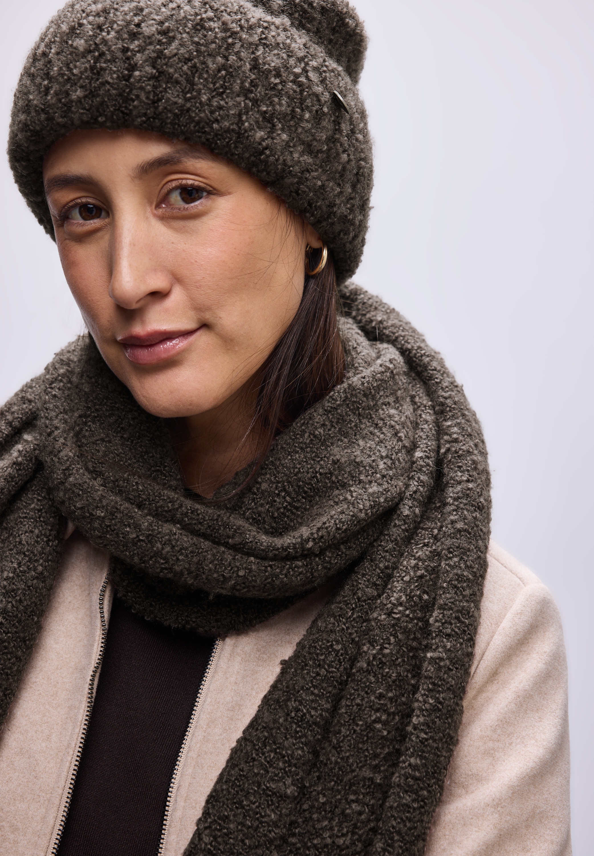 STREET ONE Strickmütze, Grobatrick günstig online kaufen