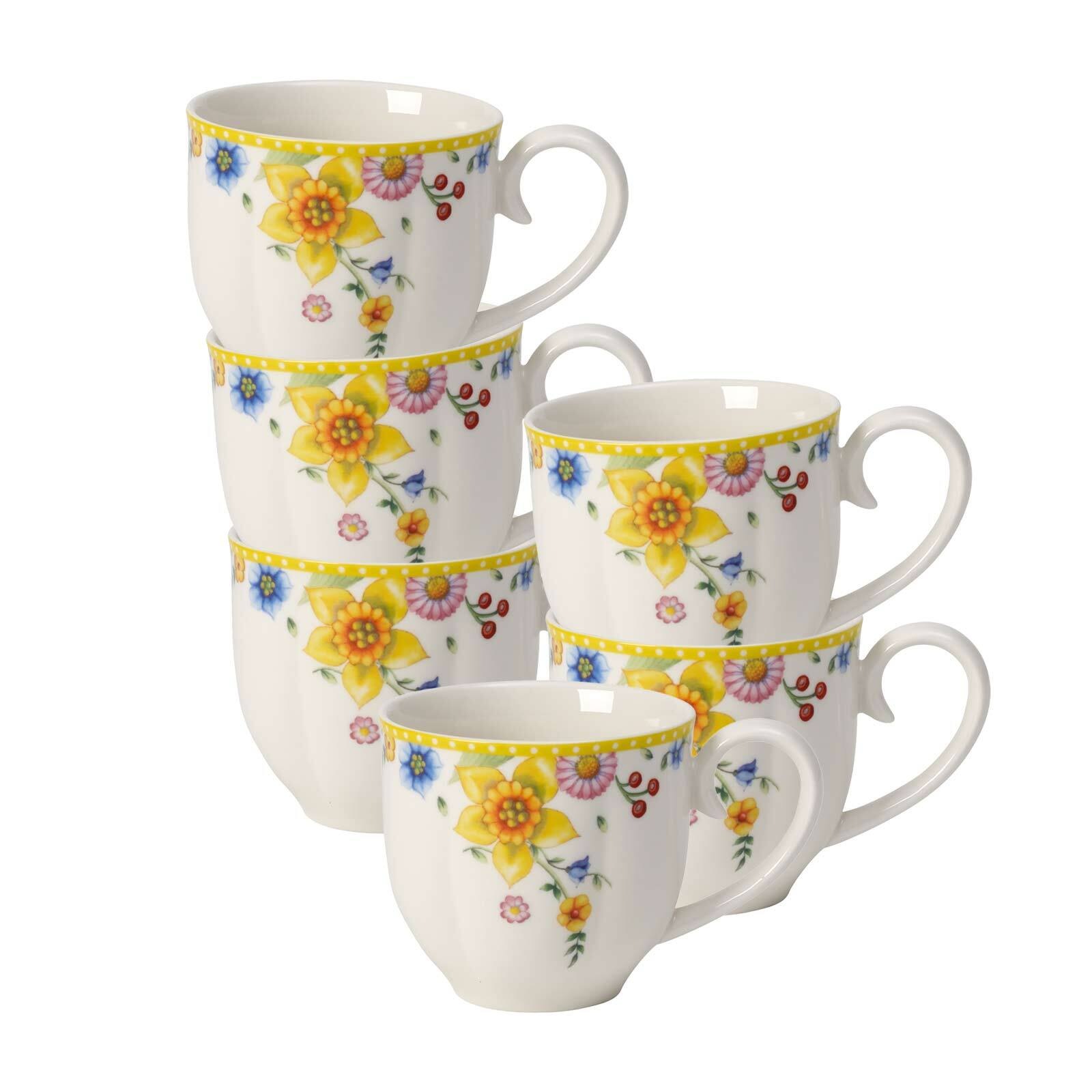 Villeroy & Boch Tasse "Kaffeetassen Spring Awakening 230 ml 6er Set bunt" günstig online kaufen