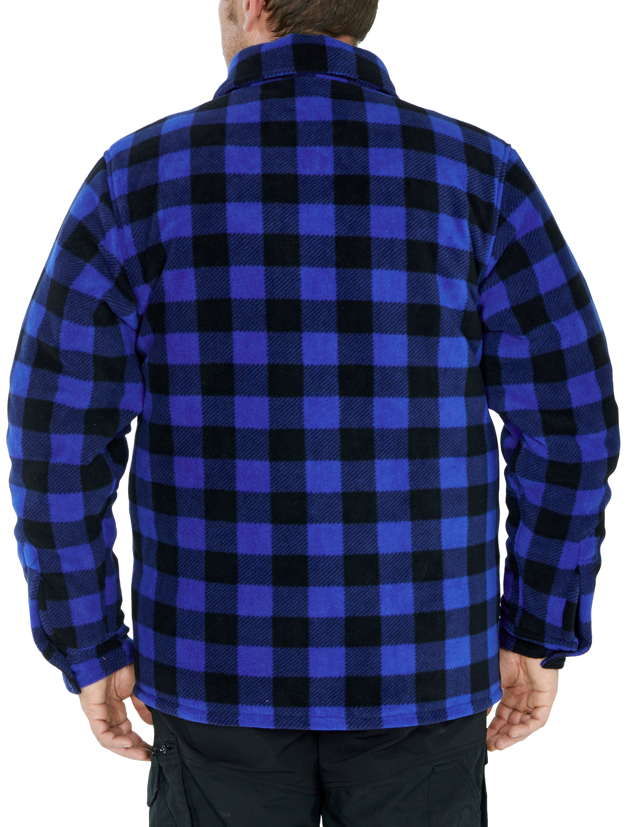 Northern Country Flanellhemd, mit BAUR Rücken, warm gefüttert, bestellen offen verlängertem Hemd Jacke (als Flanellstoff oder tragen), 5 mit ▷ | zu zugeknöpft Taschen