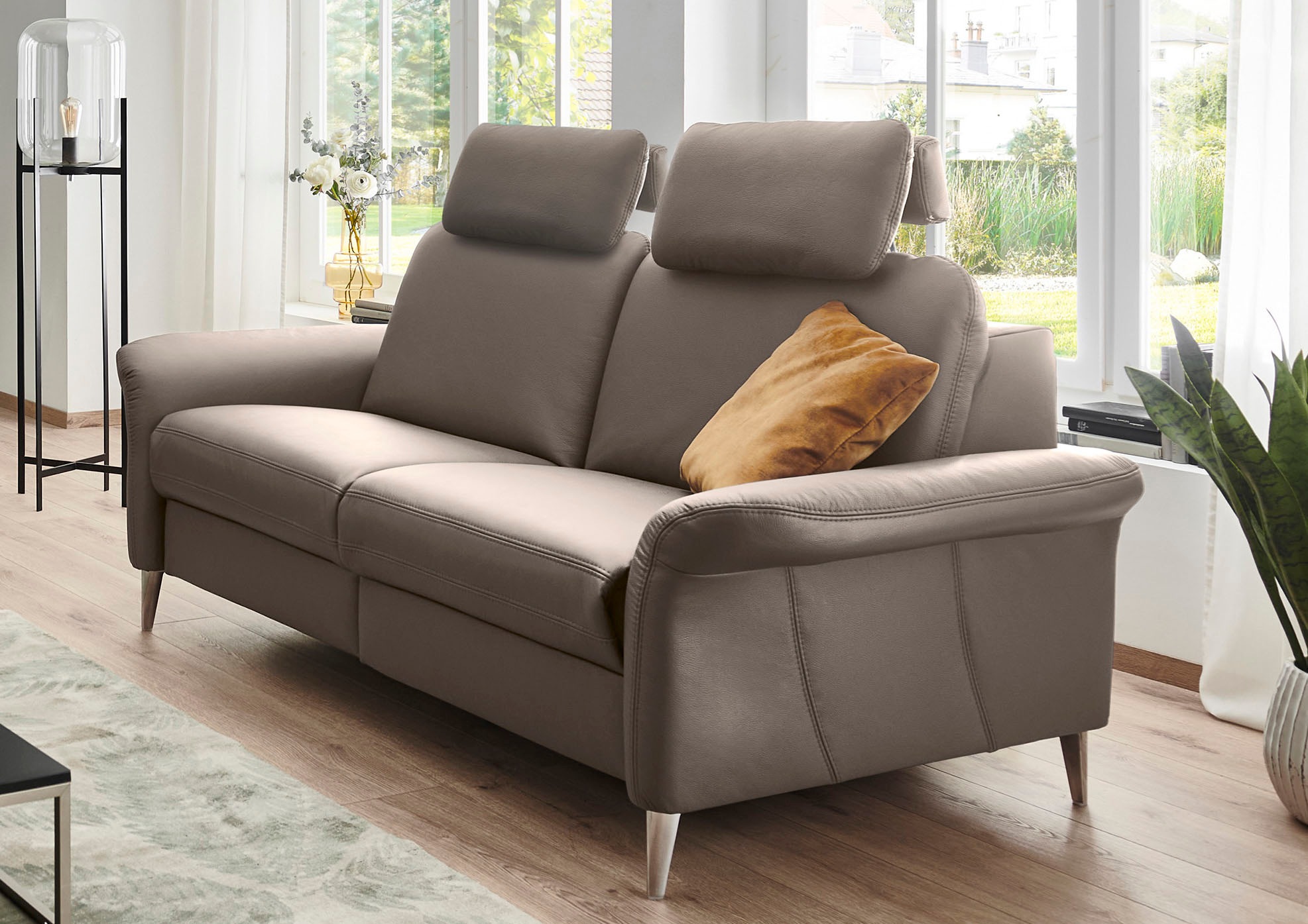 Die PlanBar 2,5-Sitzer "PN-EM23187 mit Kopfstützen", (Breite 182 cm), Mit K günstig online kaufen