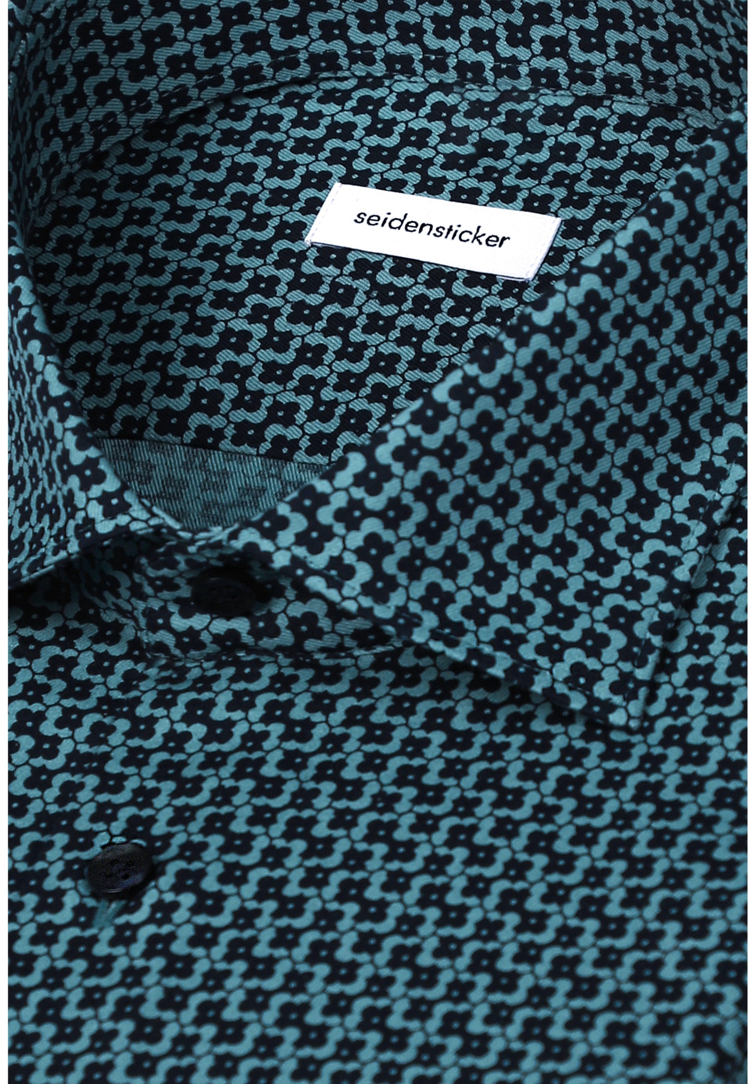 seidensticker Businesshemd »Schwarze Rose« Slim 1/1 Kentkragen Druck