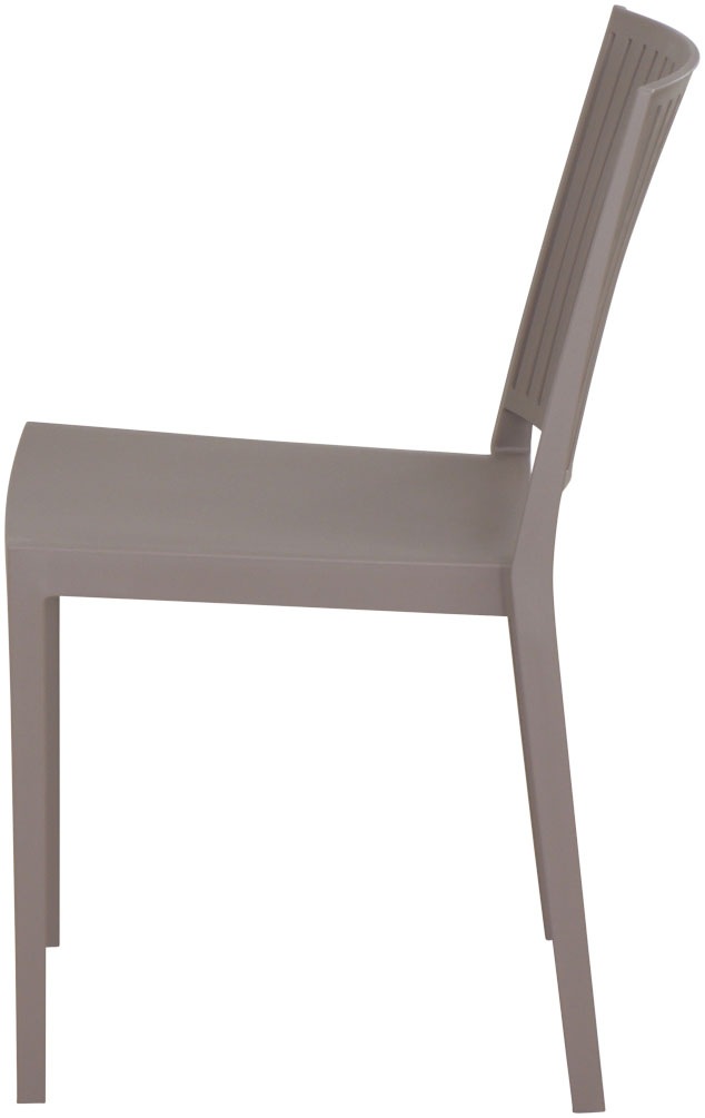 Siena Garden Gartensessel »Lane 2er Set Stapelstuhl taupe« Set, 2 Stk. tlg. Gestell, Polypropylen/Glasfaser