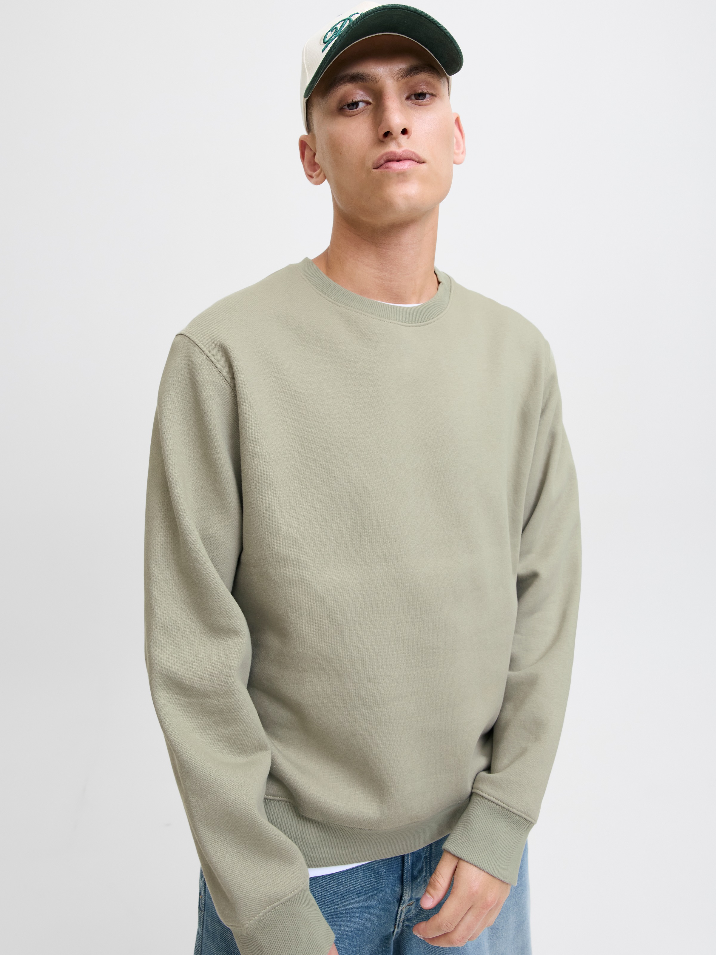 Jack & Jones Sweatshirt "JJESTAR BASIC SWEAT CREW NECK NOOS", mit Rundhalsa günstig online kaufen
