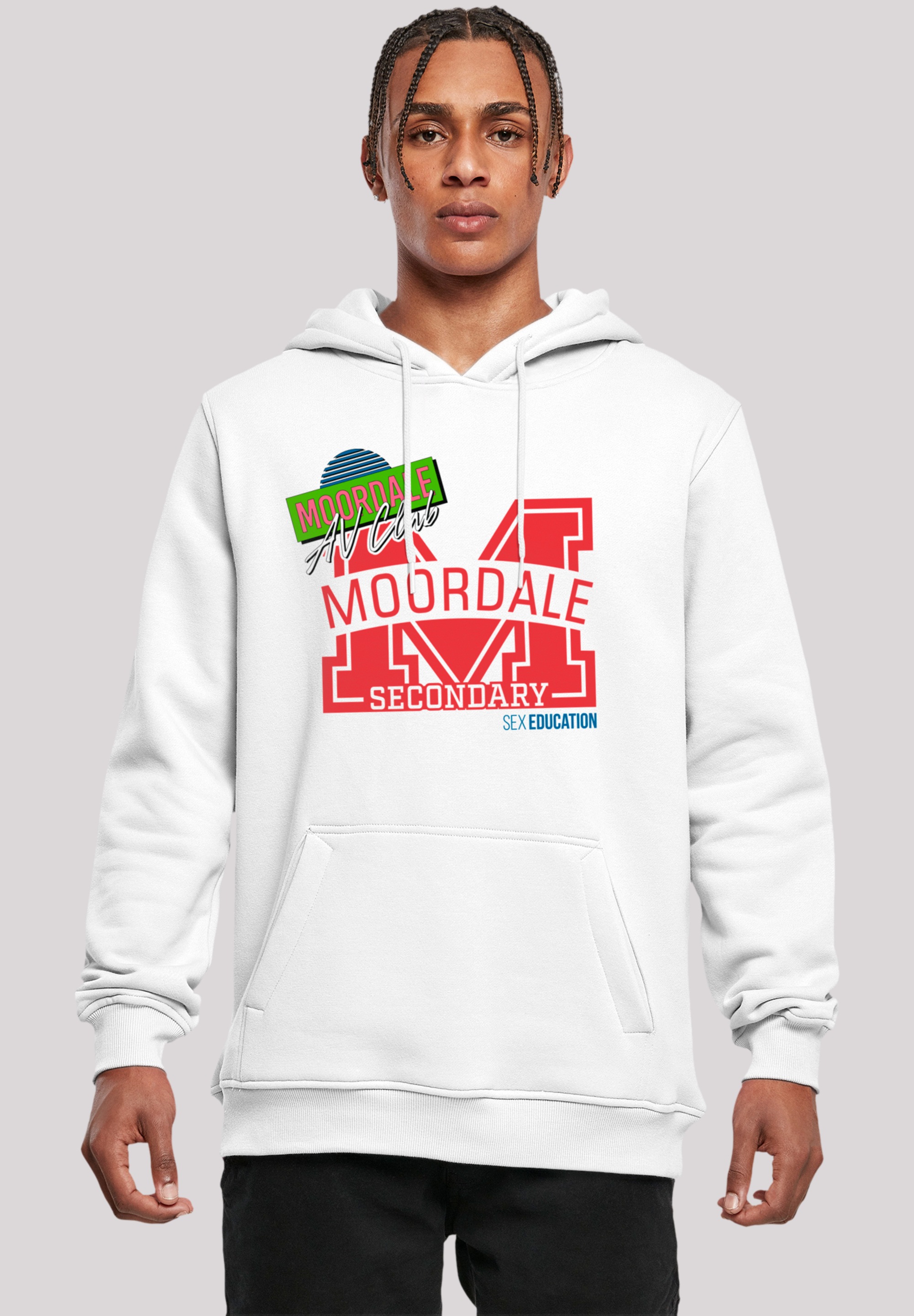 F4NT4STIC Kapuzenpullover "Sex Education Moordale M Collage Netflix TV Series", Premium Qualität