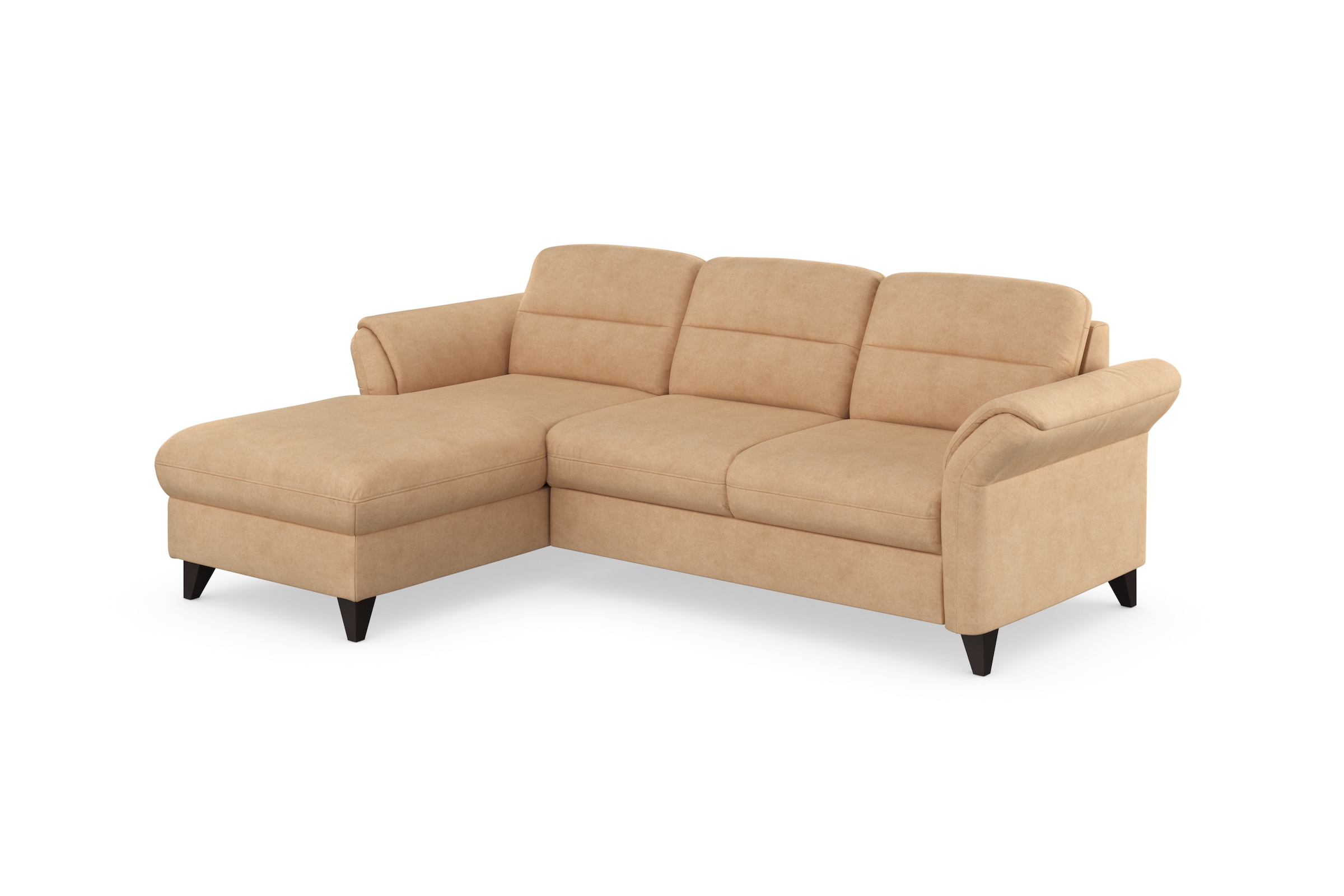 sit&more Ecksofa »Mellum L-Form«, Federkern, wahlweise mit Bettfunktion, Bettkasten und Armteilfunktion