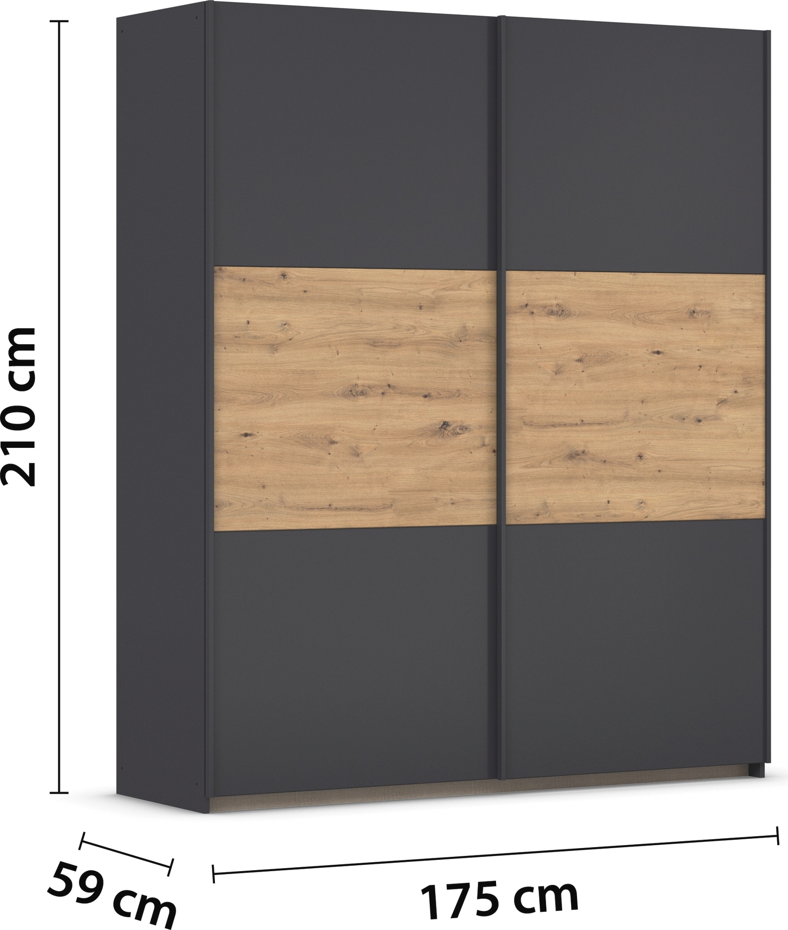rauch Schwebetürenschrank »Kleiderschrank Schrank Garderobe Garderobenschrank Wäscheschrank NEO«, (in 3 verschiedenen Ausstattungen BASIC/CLASSIC/PREMIUM), mit großzügigem Stauraum und vielfältigen Farbkombinationen