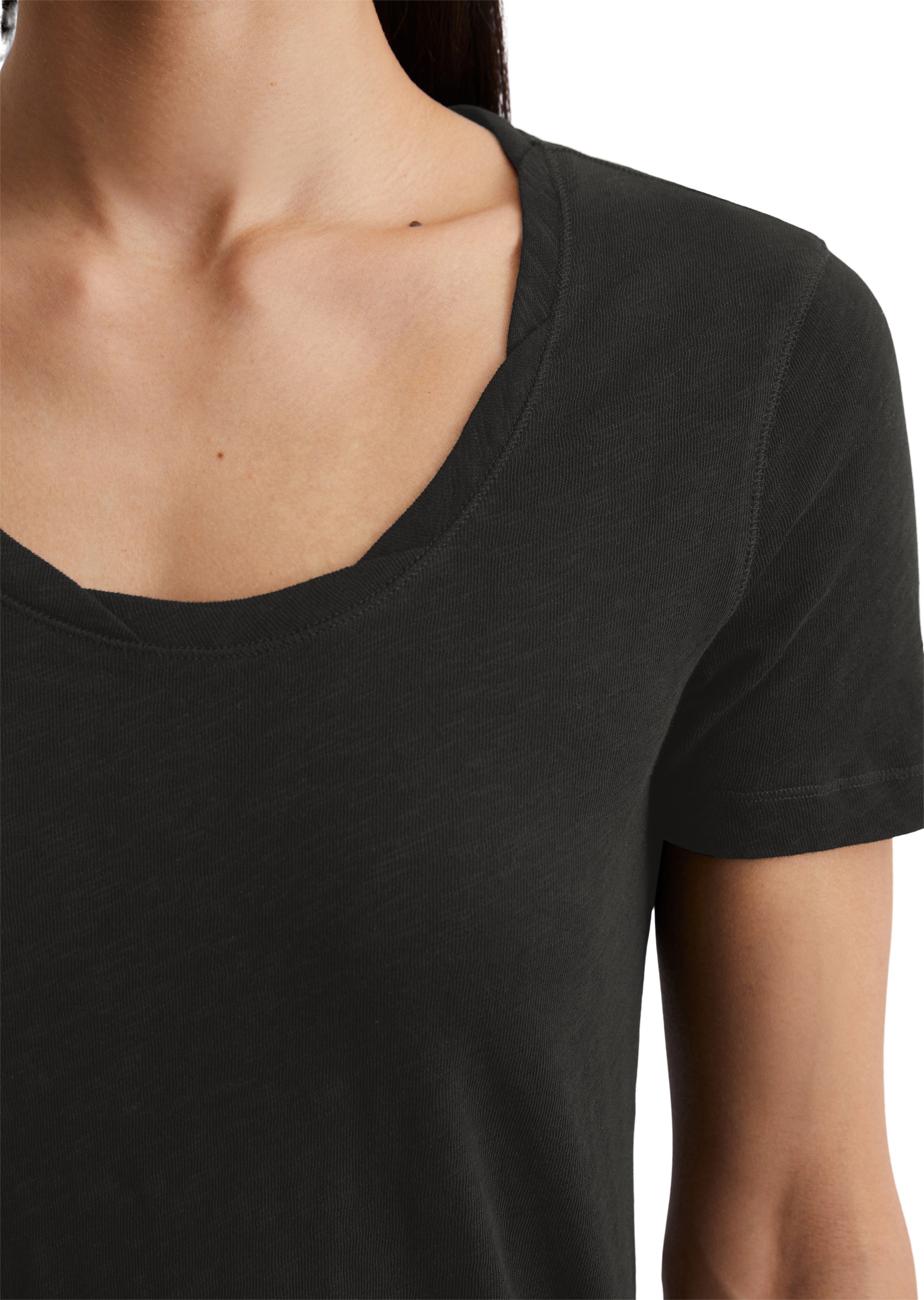 Marc O'Polo T-Shirt »mit getwistetem Ausschnitt«