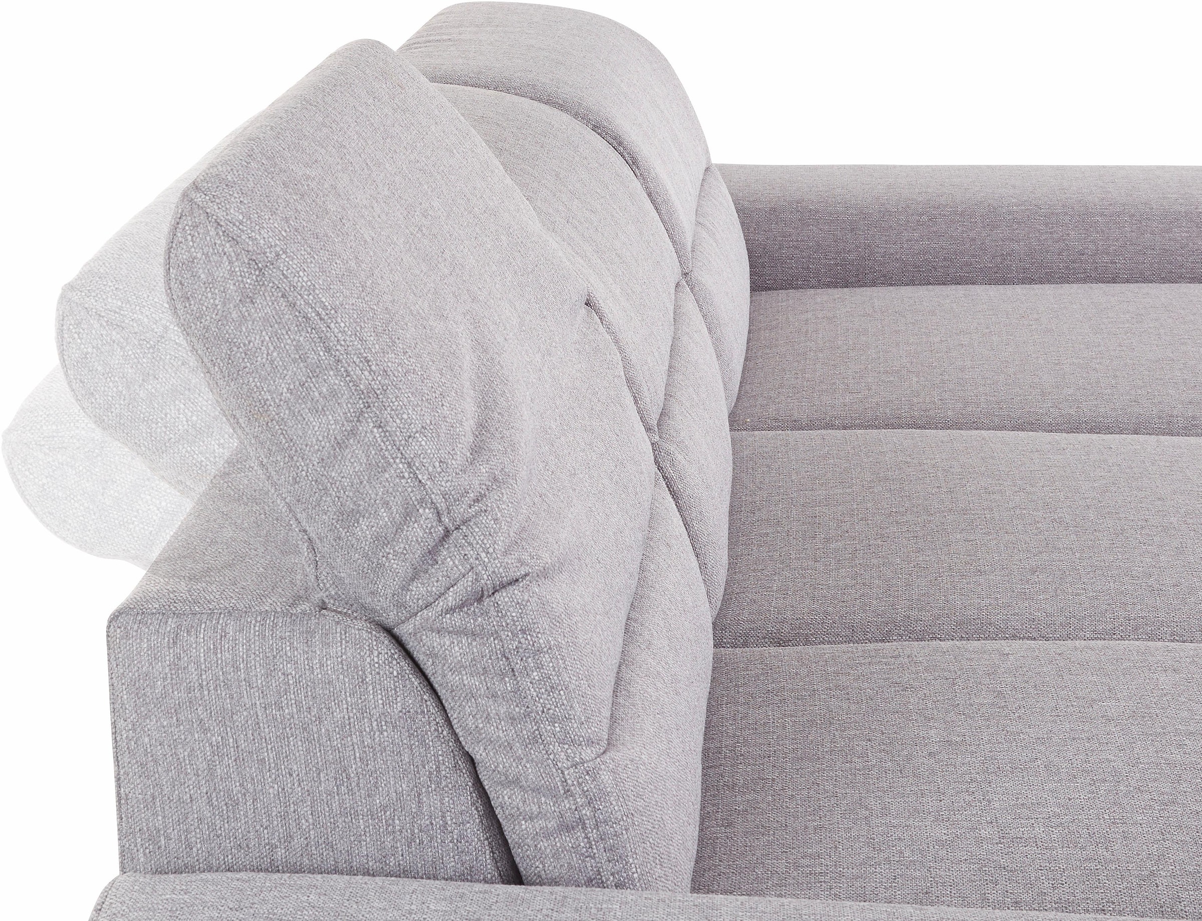 sit&more Ecksofa »Mariola L-Form«, mit Recamiere und Federkern, inklusive Sitztiefenverstellung