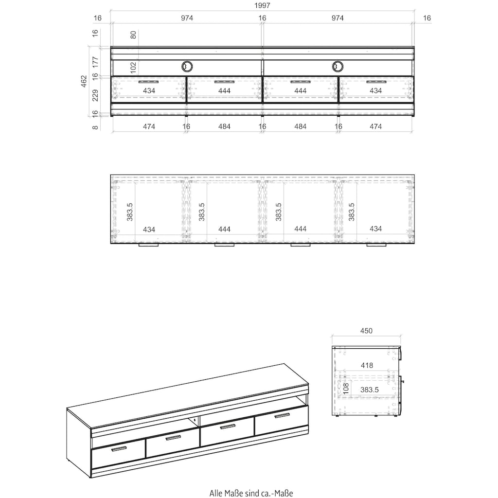 INOSIGN Lowboard »SCARA«