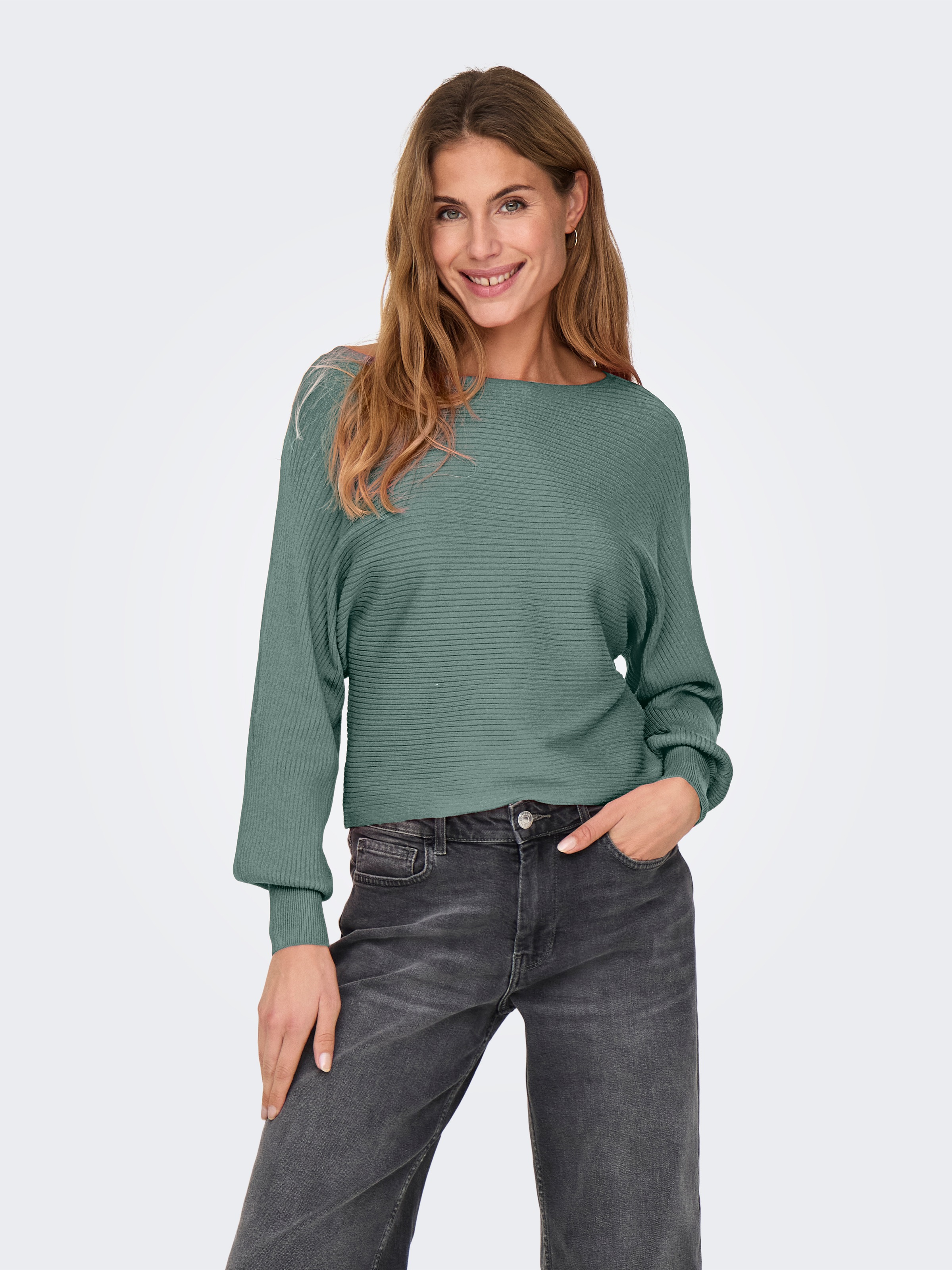 ONLY Strickpullover "ONLADALINE L/S SHORT PULLO KNT NOOS" Viskosemischung, günstig online kaufen