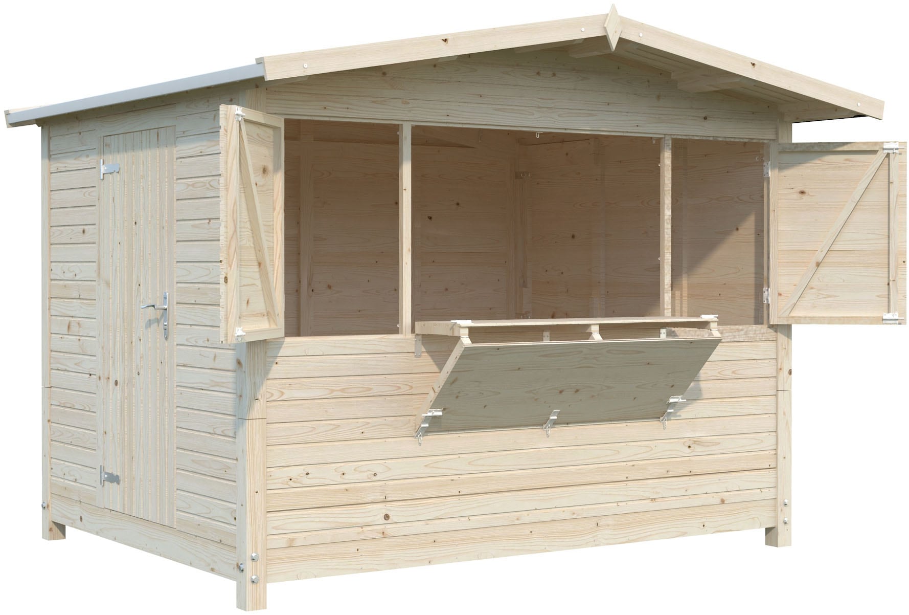 Palmako Gartenhaus »Marian, klappbarer Marktstand« verschiedene Farben