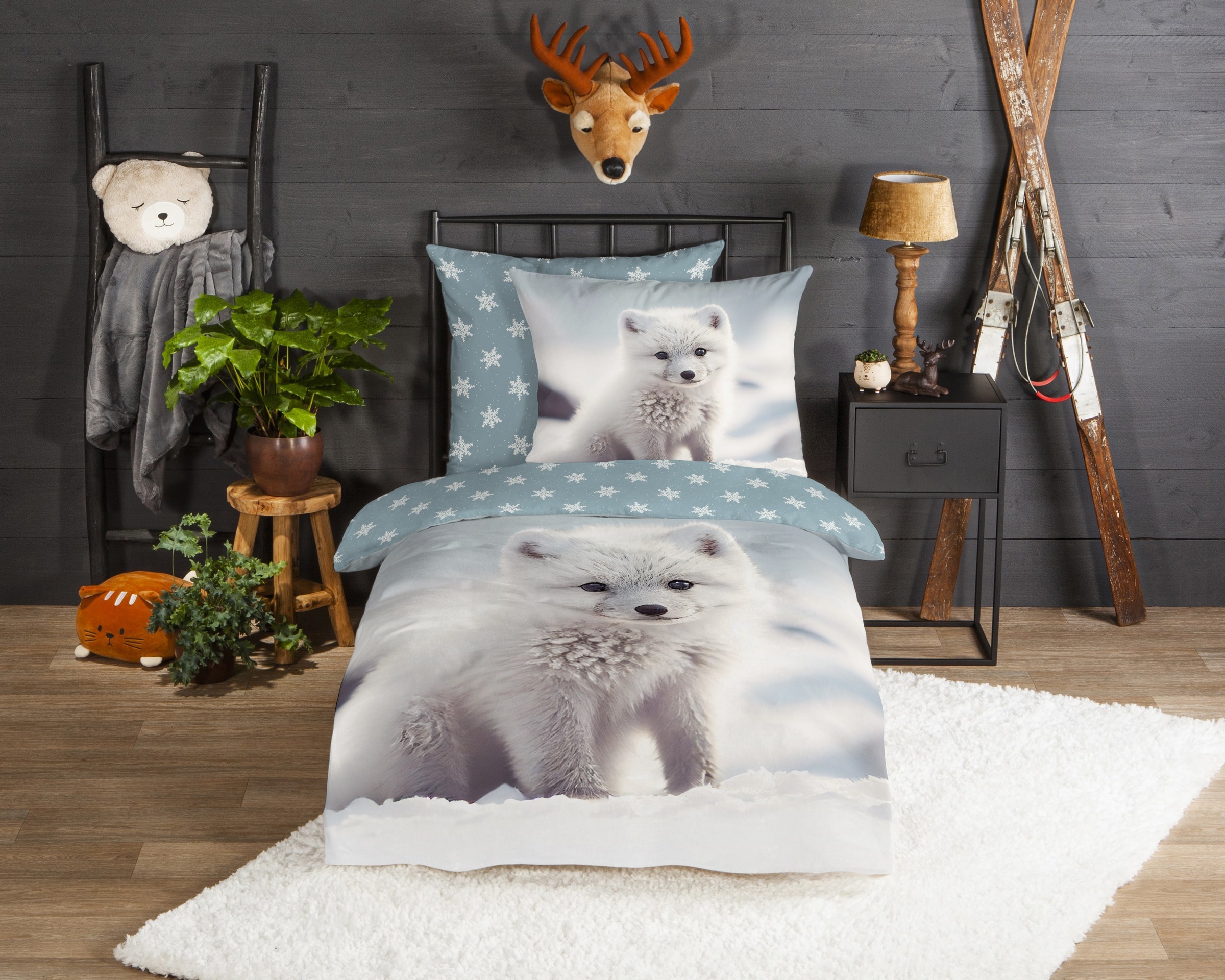 good morning Kinderbettwäsche "Toss" 2 tlg. Flanell, Biber, 135x200, Winter günstig online kaufen