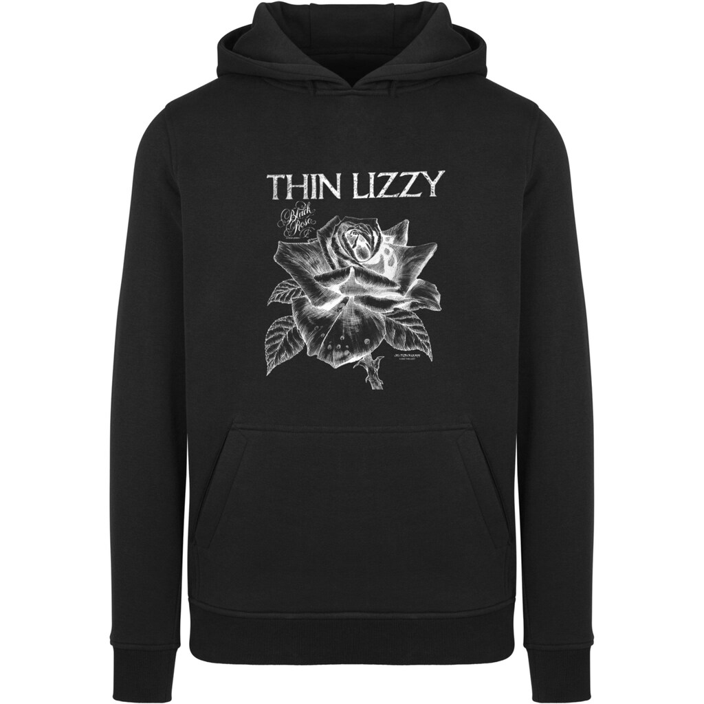 Merchcode Kapuzensweatshirt »Merchcode Herren Thin Lizzy - TL Blackrose Heavy Hoody«, (1 tlg.)