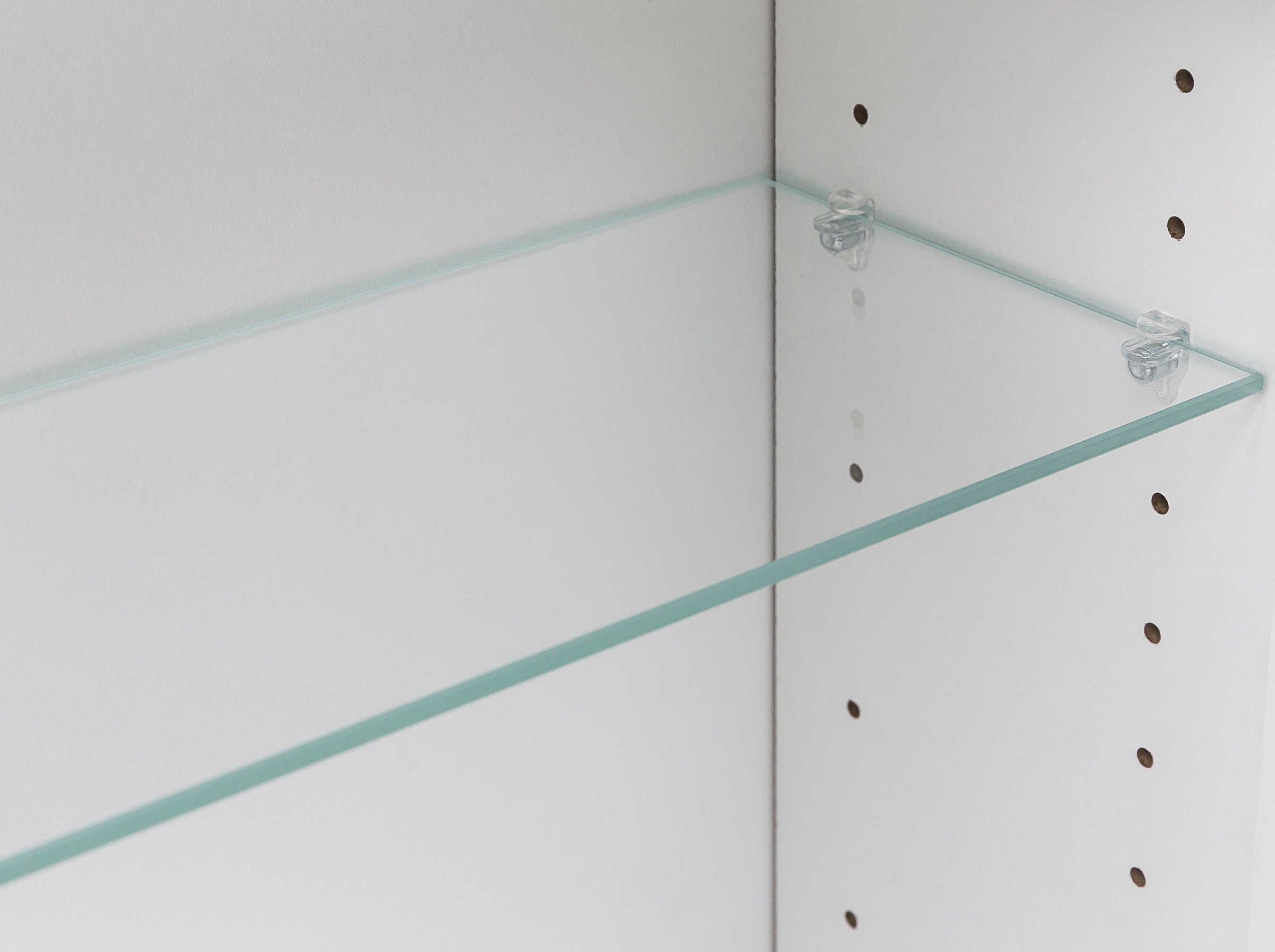 welltime Spiegelschrank »MAILAND, gedämpfte Scharniere, LED-Aufbauleuchte« Maße (B/H/T): ca. 105/64/20 cm,  Wildeiche/matt schwarz, LED-Aufbauleuchte, gedämpfte Scharniere