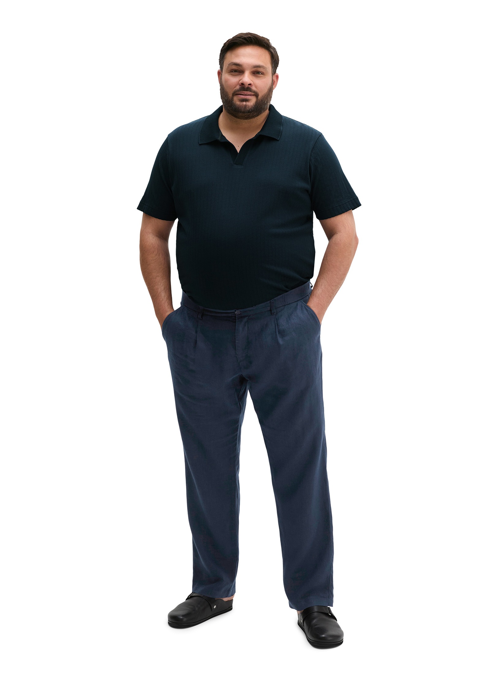 Marc O'Polo Poloshirt »aus schwerem Ripp-Jersey«