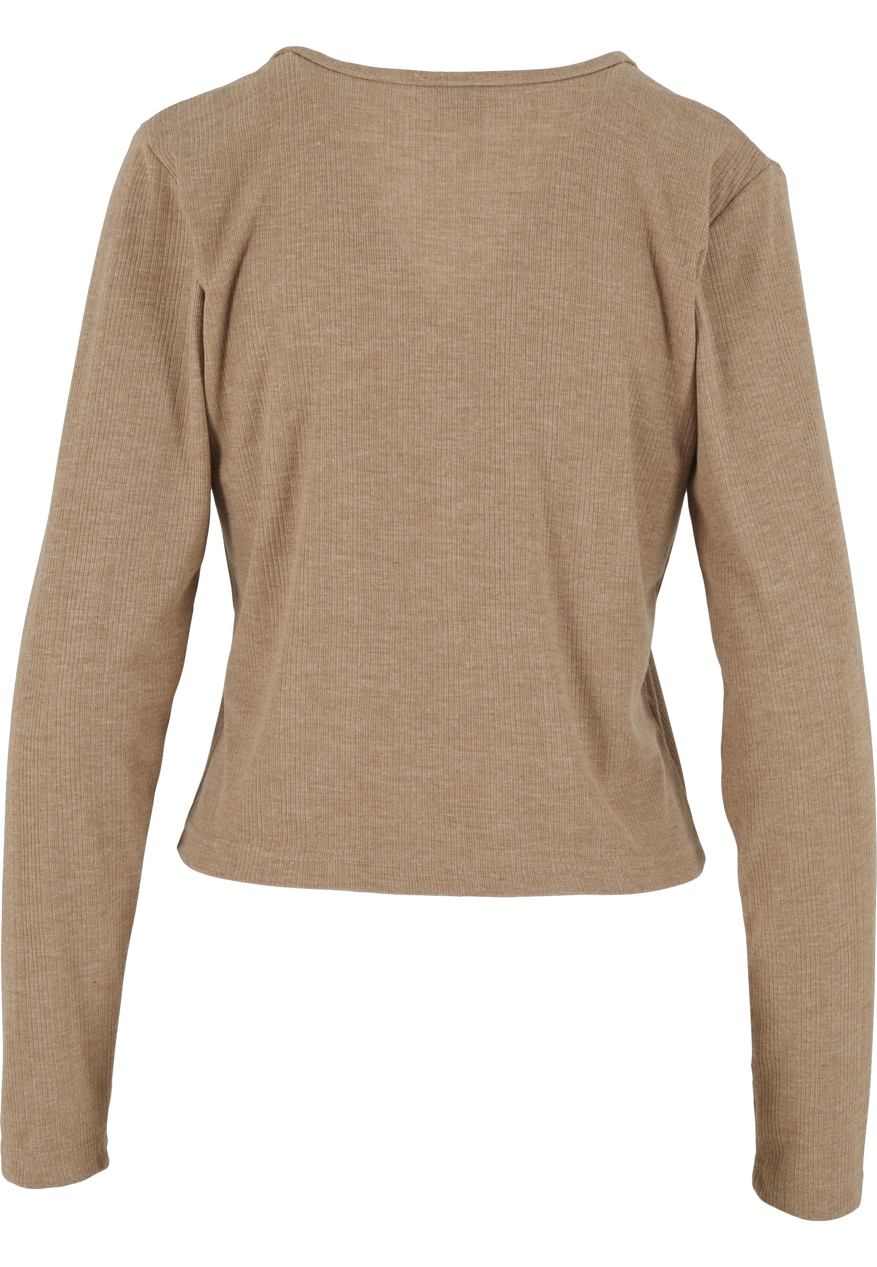 URBAN CLASSICS Strickjacke "Urban Classics Ladies Rib Cardigan" 1 Stk. günstig online kaufen