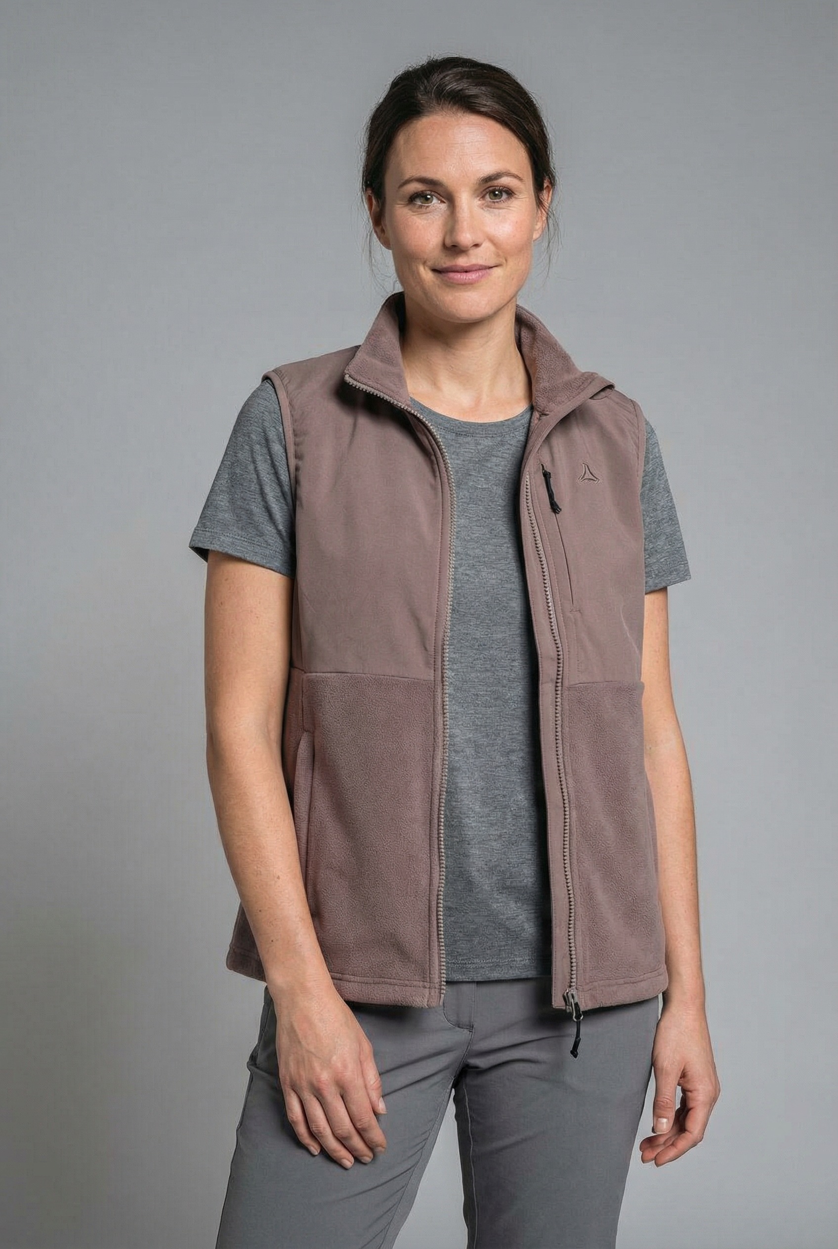 Schöffel Fleeceweste "Fleece Vt Style Ash WMN" aus weichem Material, mit 2- günstig online kaufen