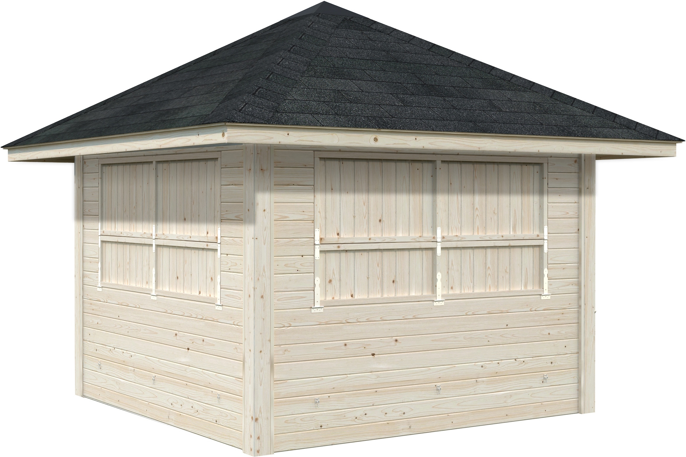 Palmako Holzpavillon »Bianca 8,3 m² Set 106« BxTxH: 384x384x319 cm