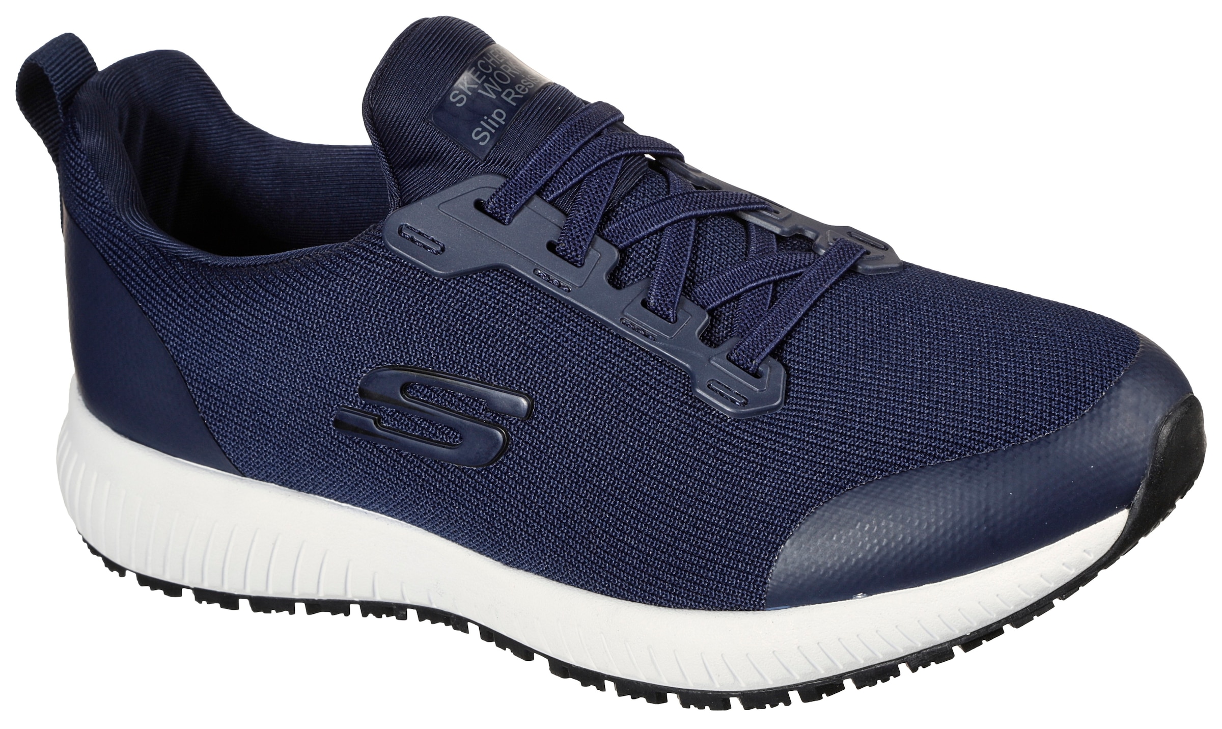 Skechers Berufsschuh "SQUAD SR", Sneaker für Gastronomie & Pflege mit gepolstertem Schaftrand