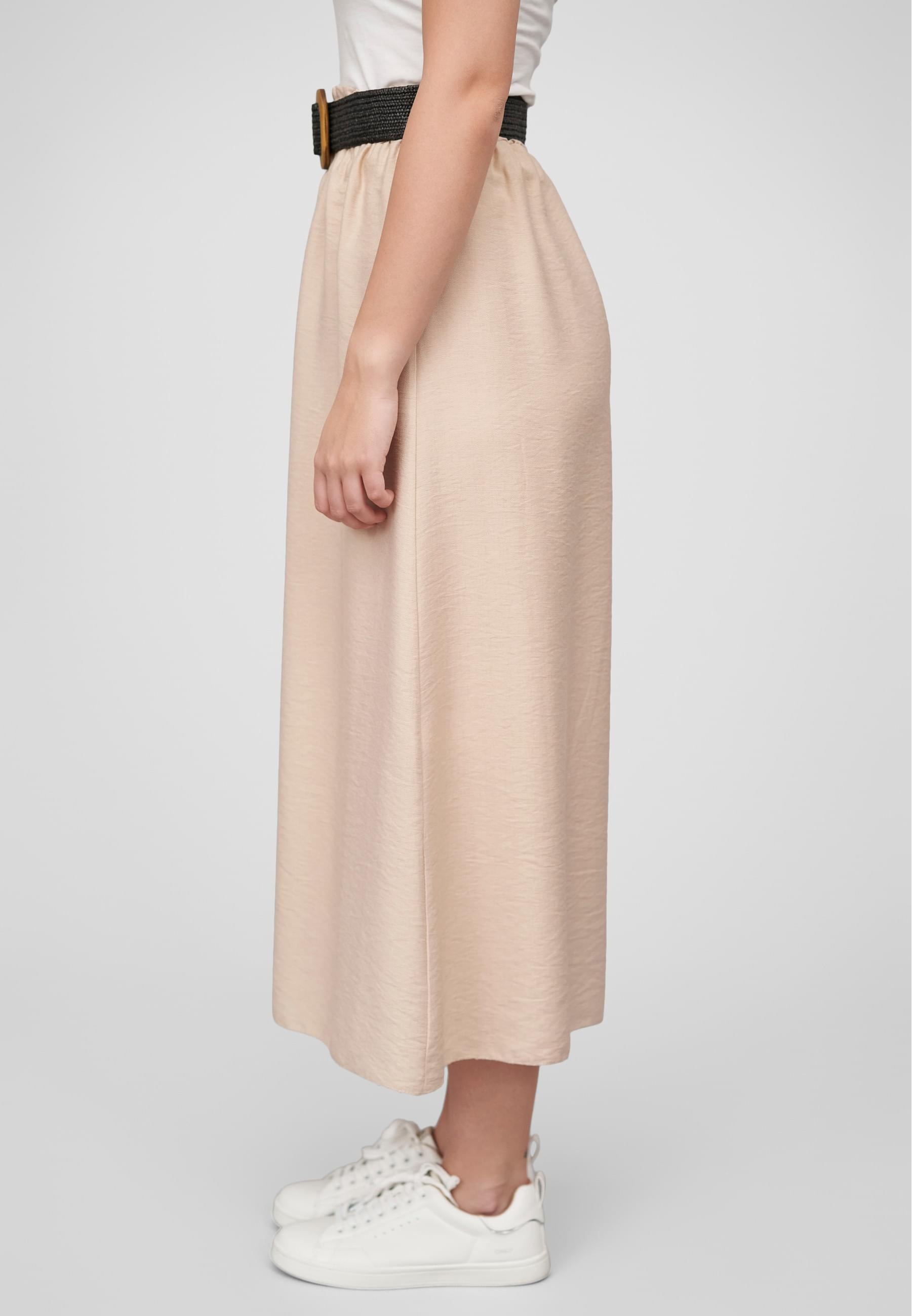 CLOUD 5IVE Shirtkleid »CLOUD 5IVE Cloud5ive Damen Longform Viskose Rock mit Gürtel«, (1 tlg.)