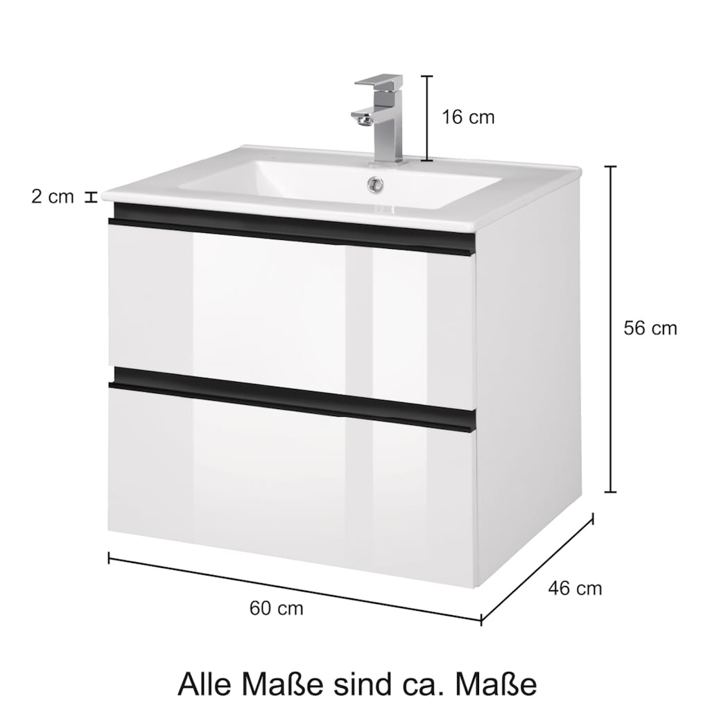 CYGNUS BATH Waschtisch »Spazio«