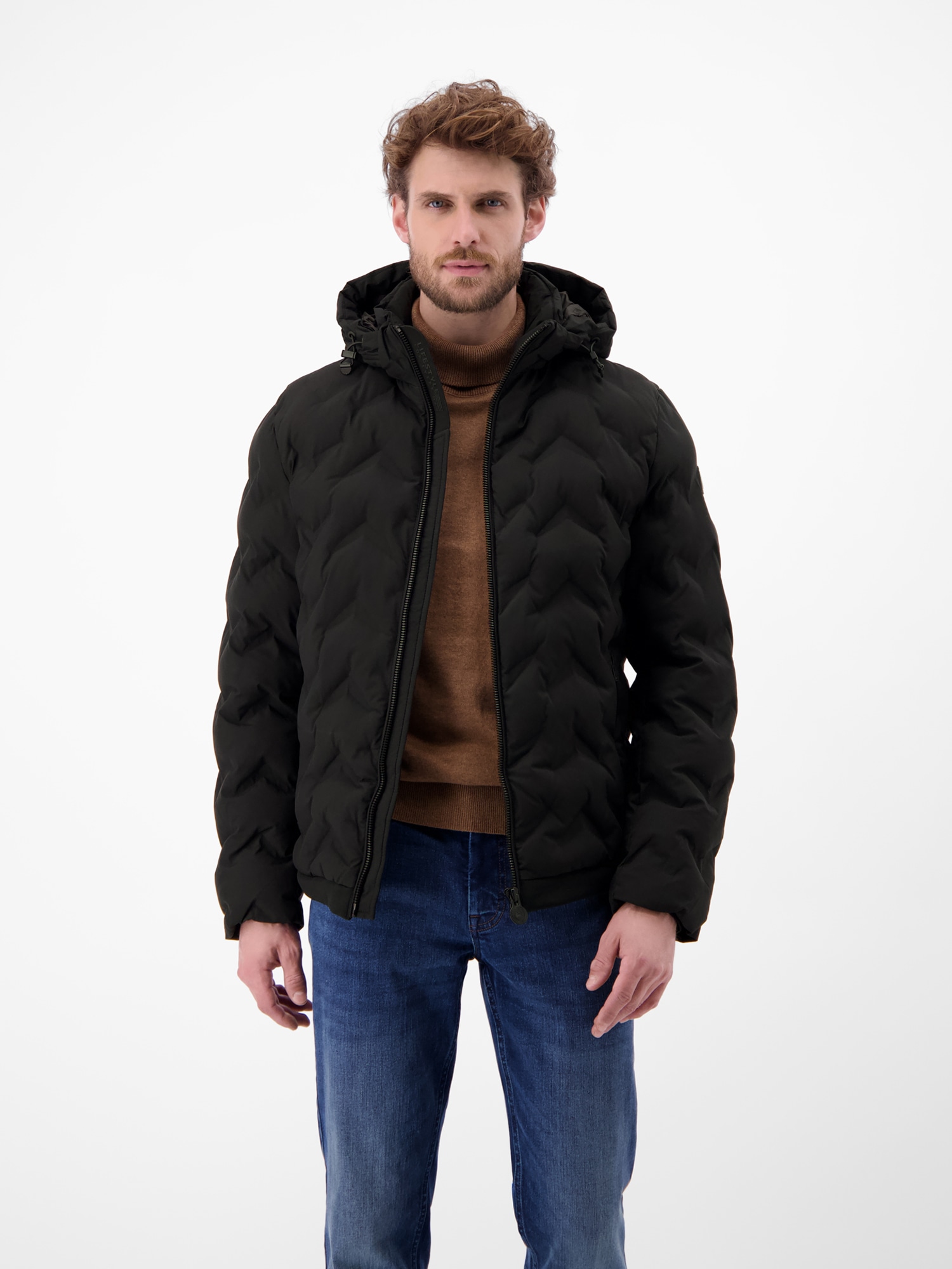 LERROS Steppjacke »LERROS Herren Funktions-Steppjacke« mit Kapuze Wasser- und windabweisend, atmungsaktiv