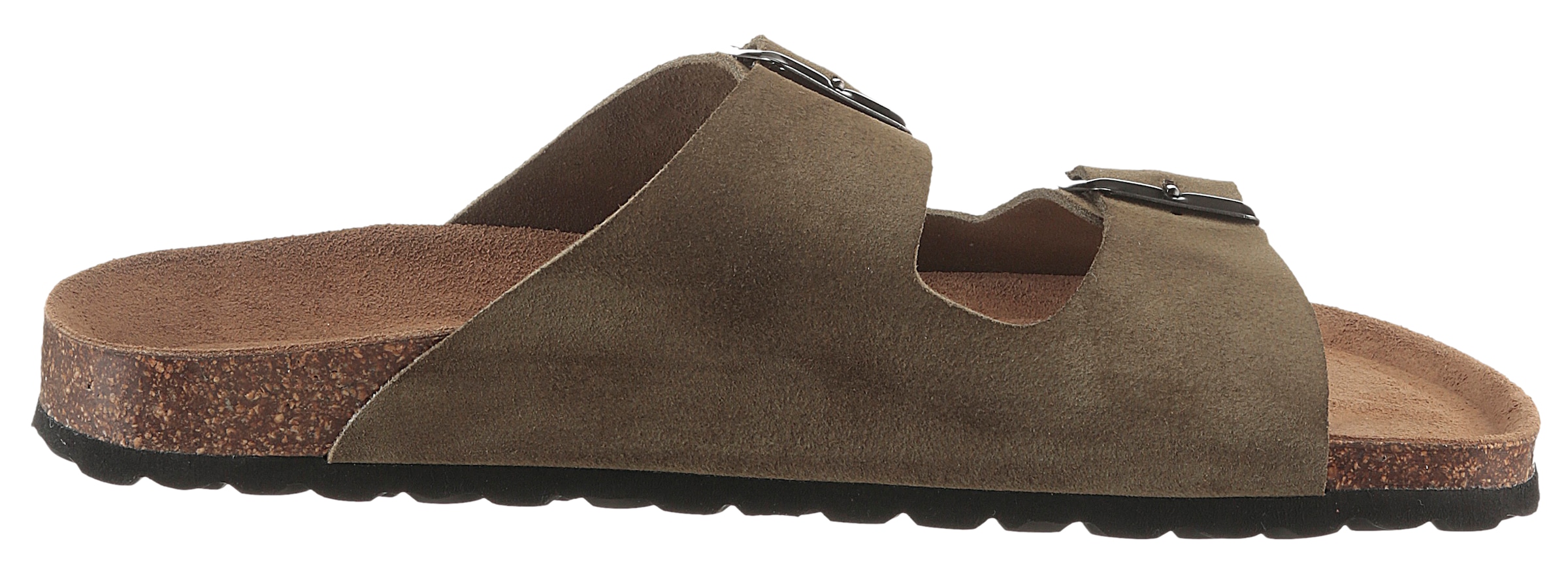 Man's World Pantolette, Schlappen, Sommerschuh, Hausschuh mit vorgeformtem Fußbett