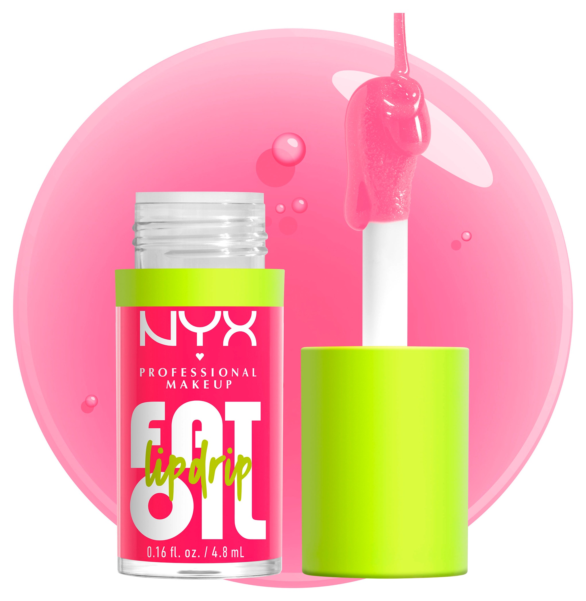 NYX Schmink-Set »NYX Professional Makeup Fat Oil Lip Drip Kit, Lip Glos«, Nicht klebrig, polstert die Lippen auf, pflegt, glänzendes Finish.