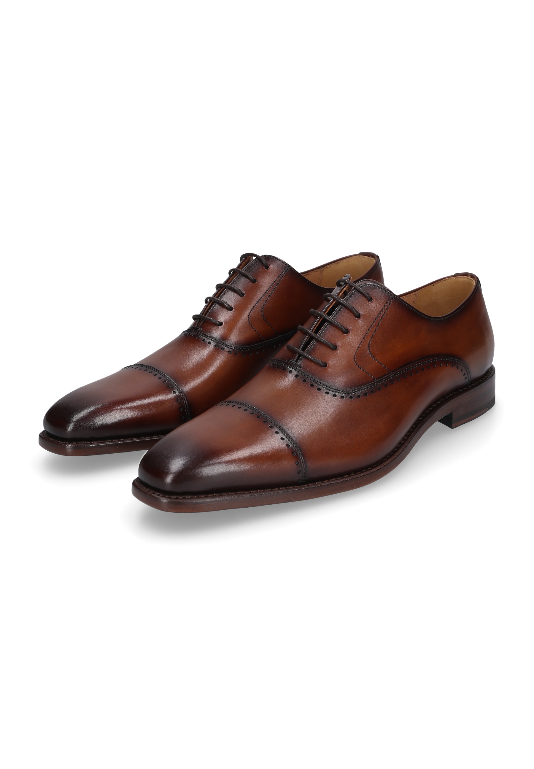 Henry Stevens Schnürschuh »Liam CO«, Herren Halbschuh Businessschuh Leder handgefertigt, Anzugschuh